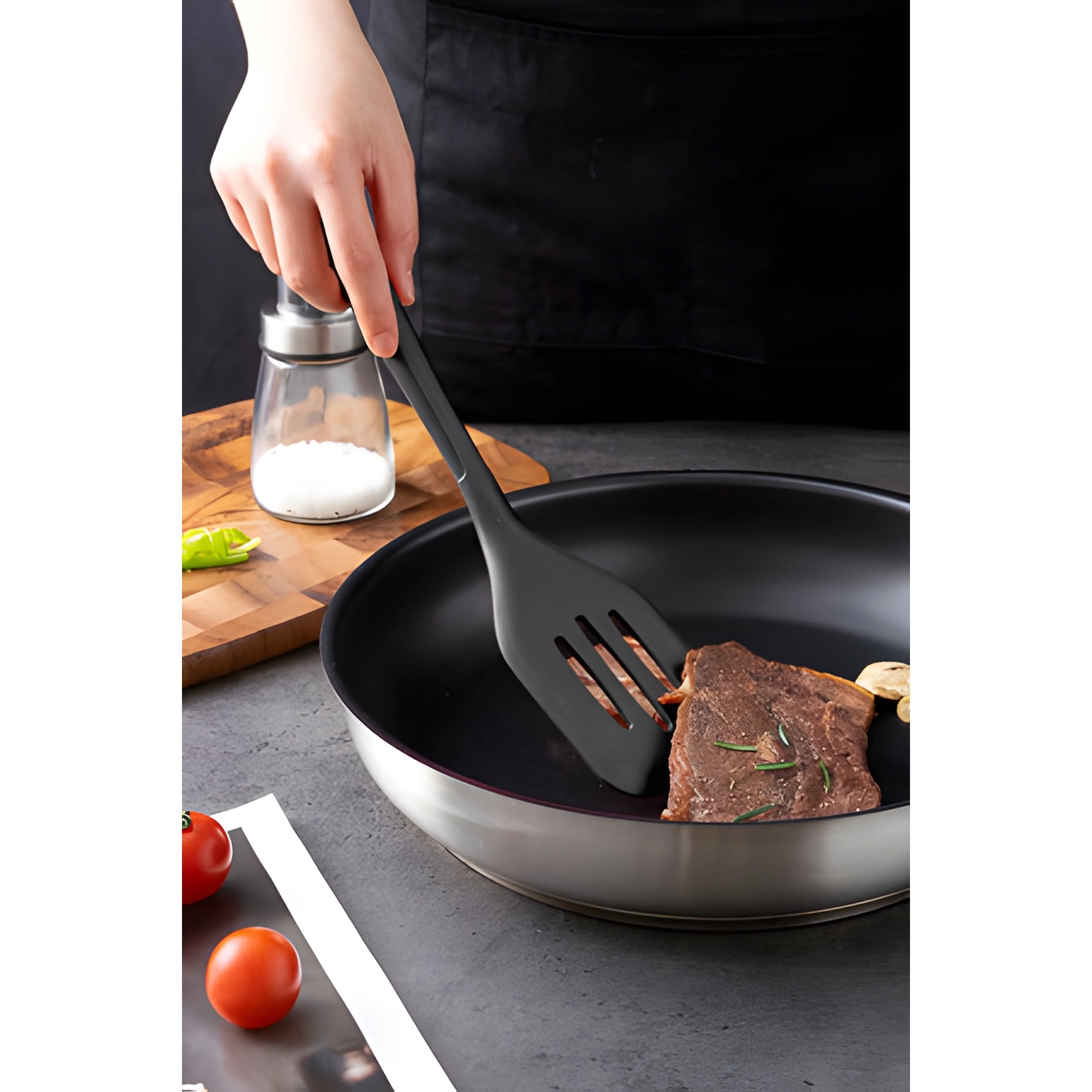 Kochblume Flex-Wender anthrazit