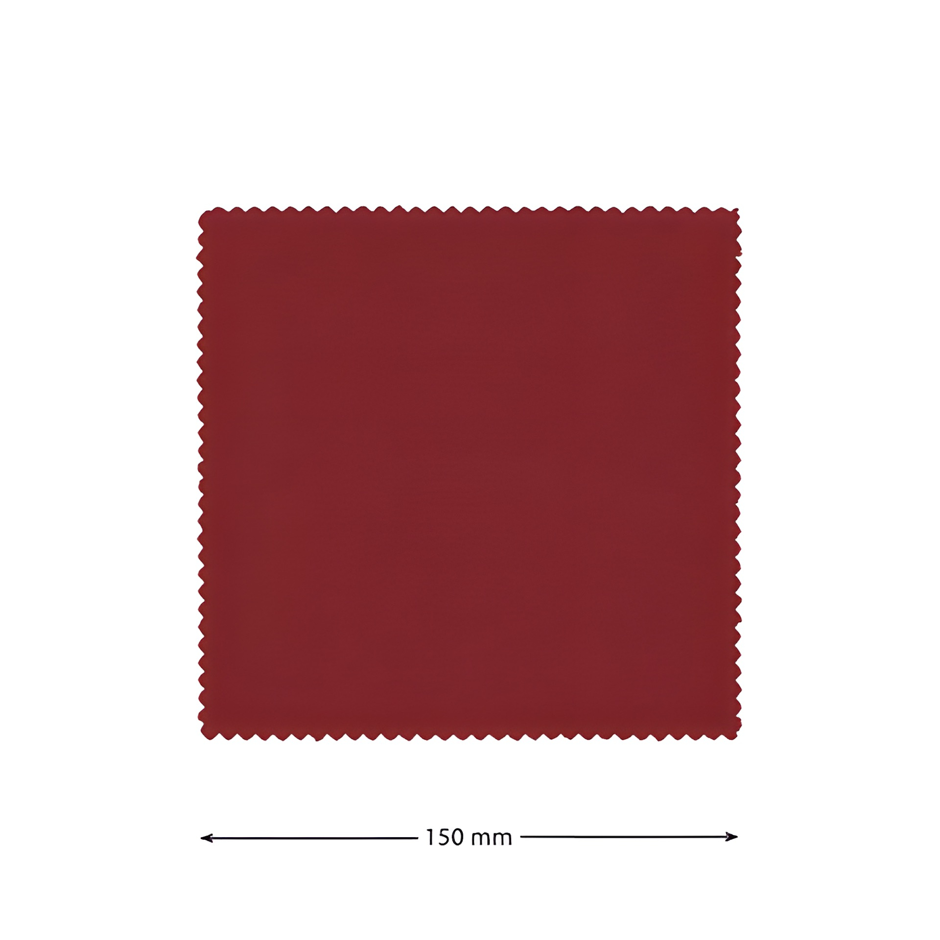 Deckchen 150 mm bordeaux (Beutel, 100 Stück)