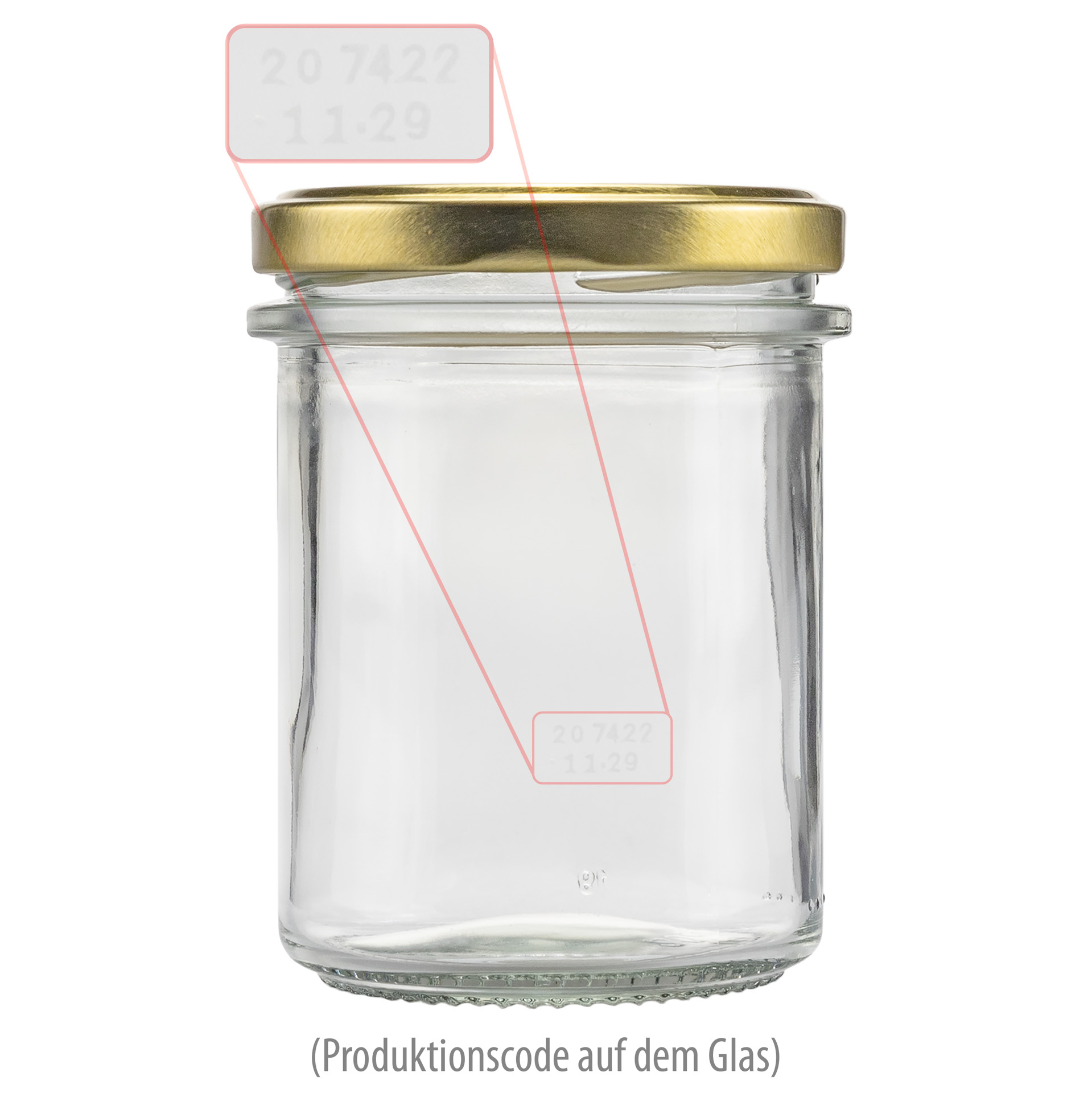 Sturzglas 215 ml mit Stoßkante