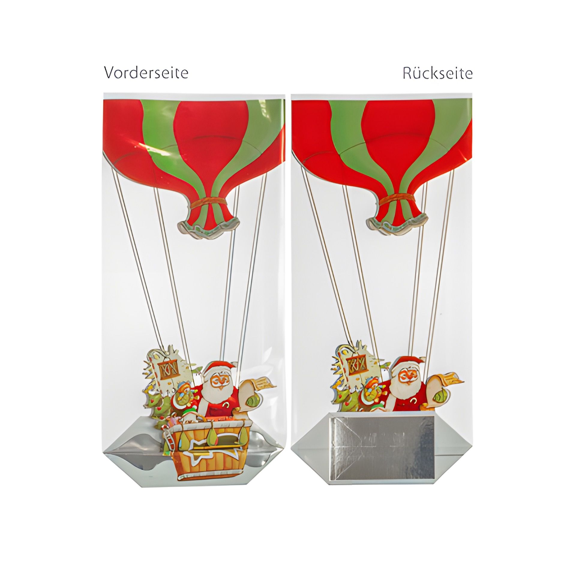 Adventskalender Set 'Kreuzbodenbeutel Ballon', 49-teilig
