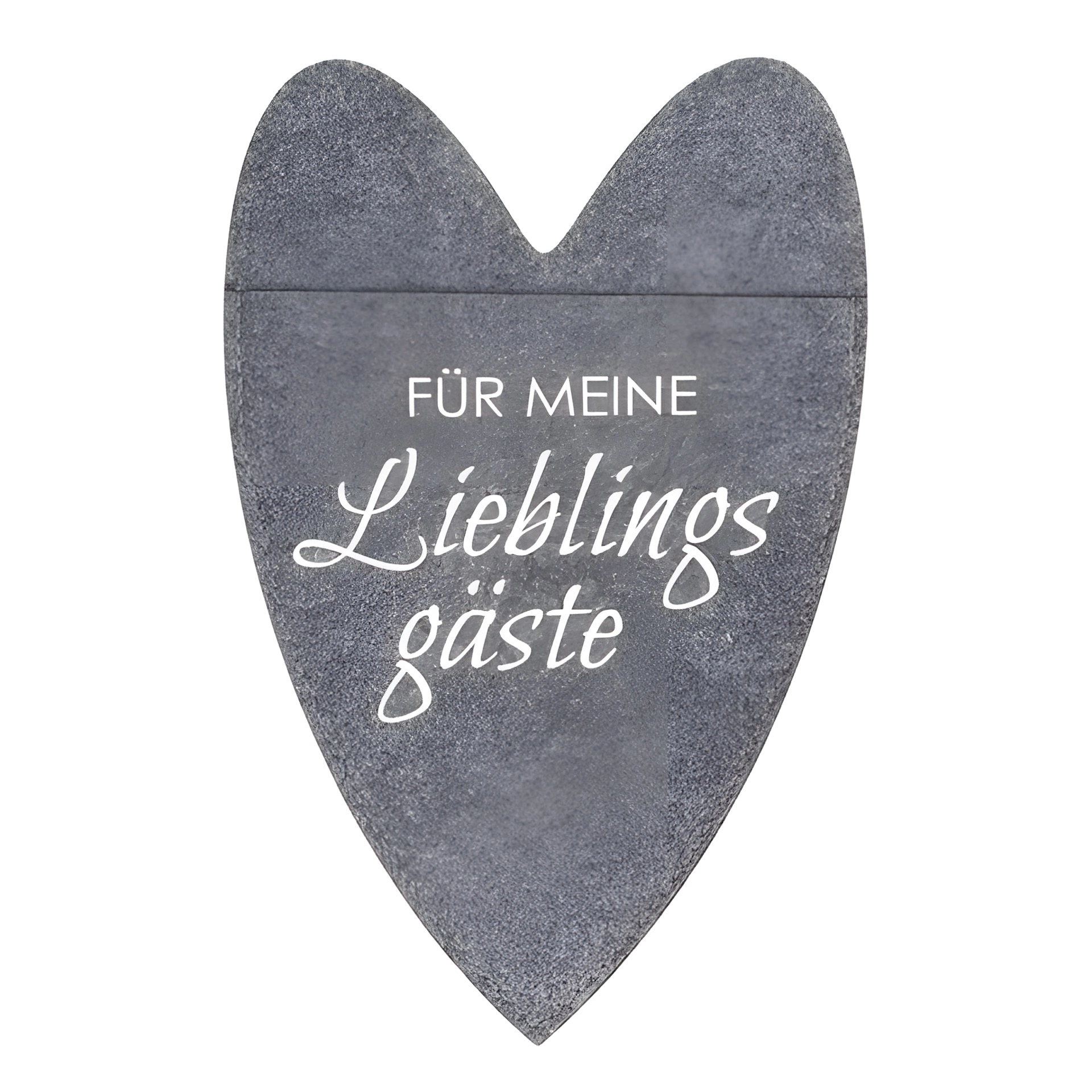 Besteckhalter 'Herz' aus Filz, 15 x 23 cm