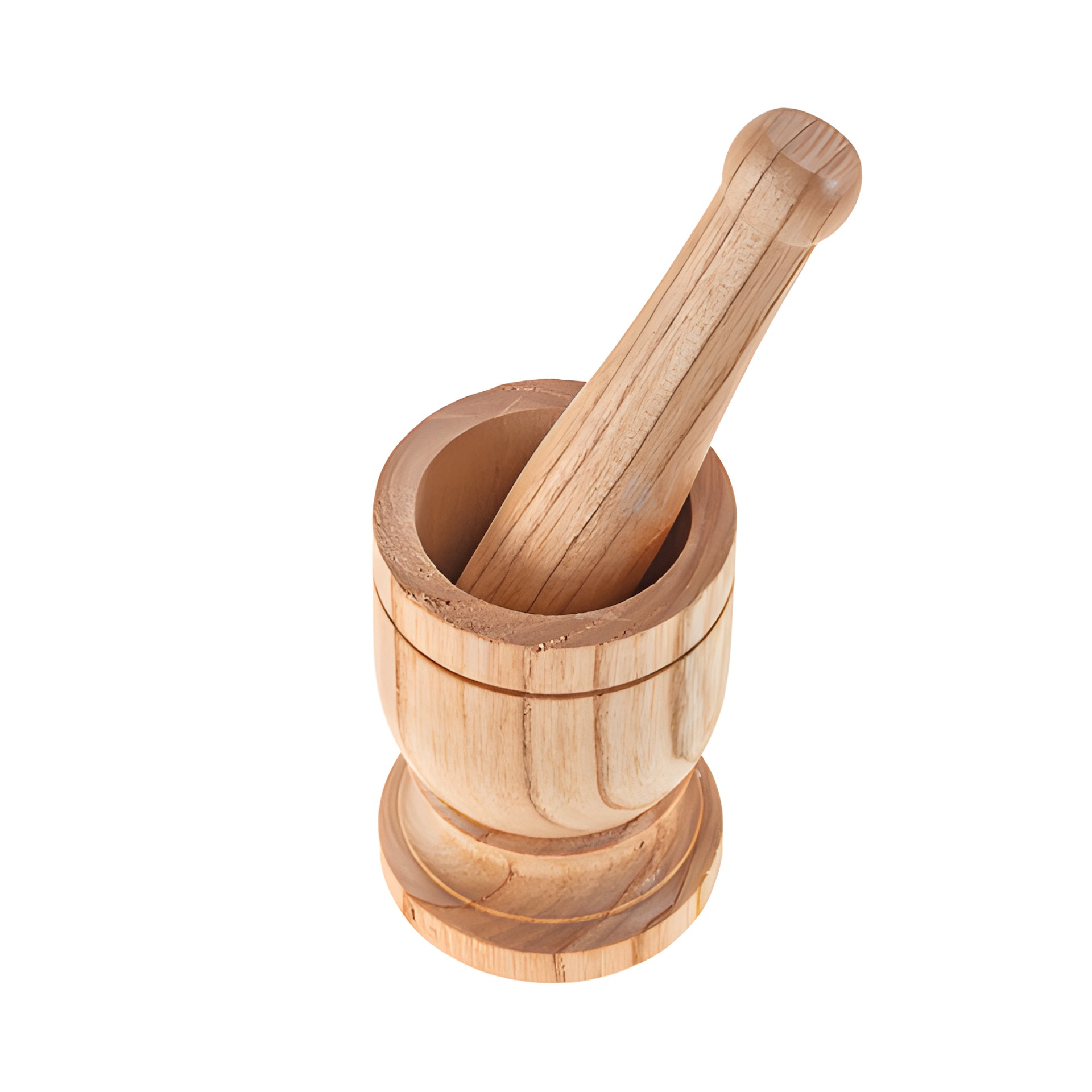Holzmörser mit Stößel Ø 8 cm