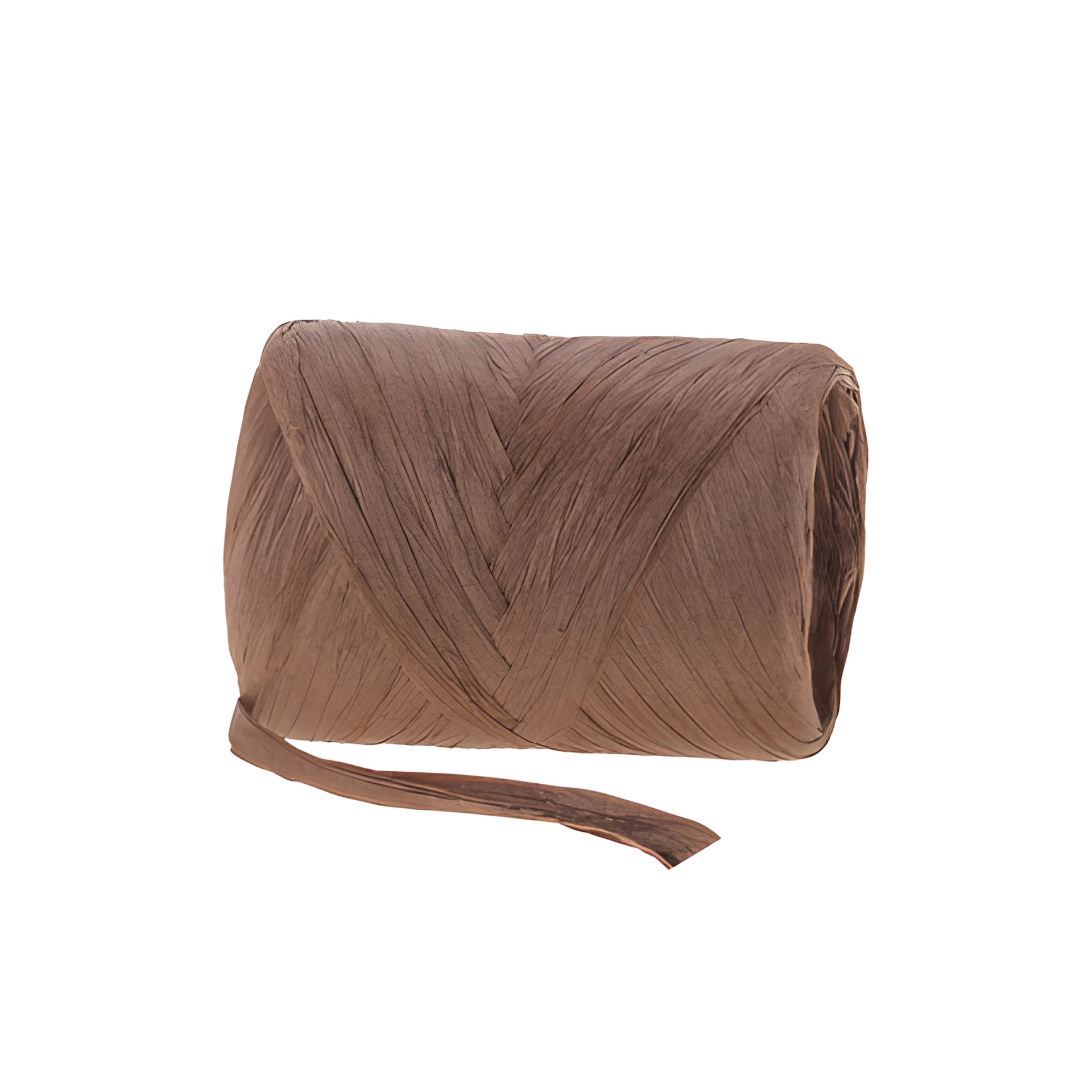 Raffia Papierband 20 m, 8 mm braun