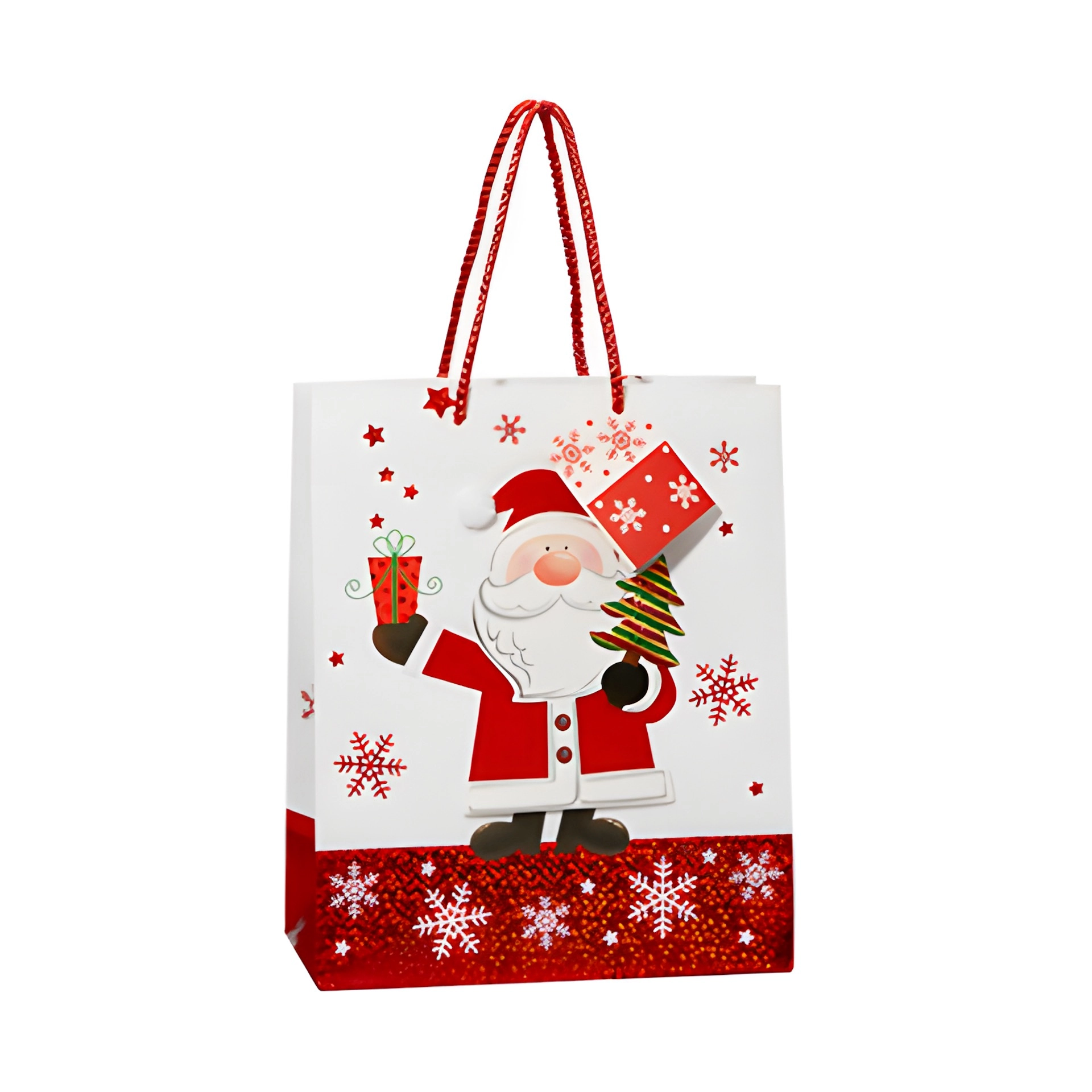 3D Geschenktüte 'Xmas', groß