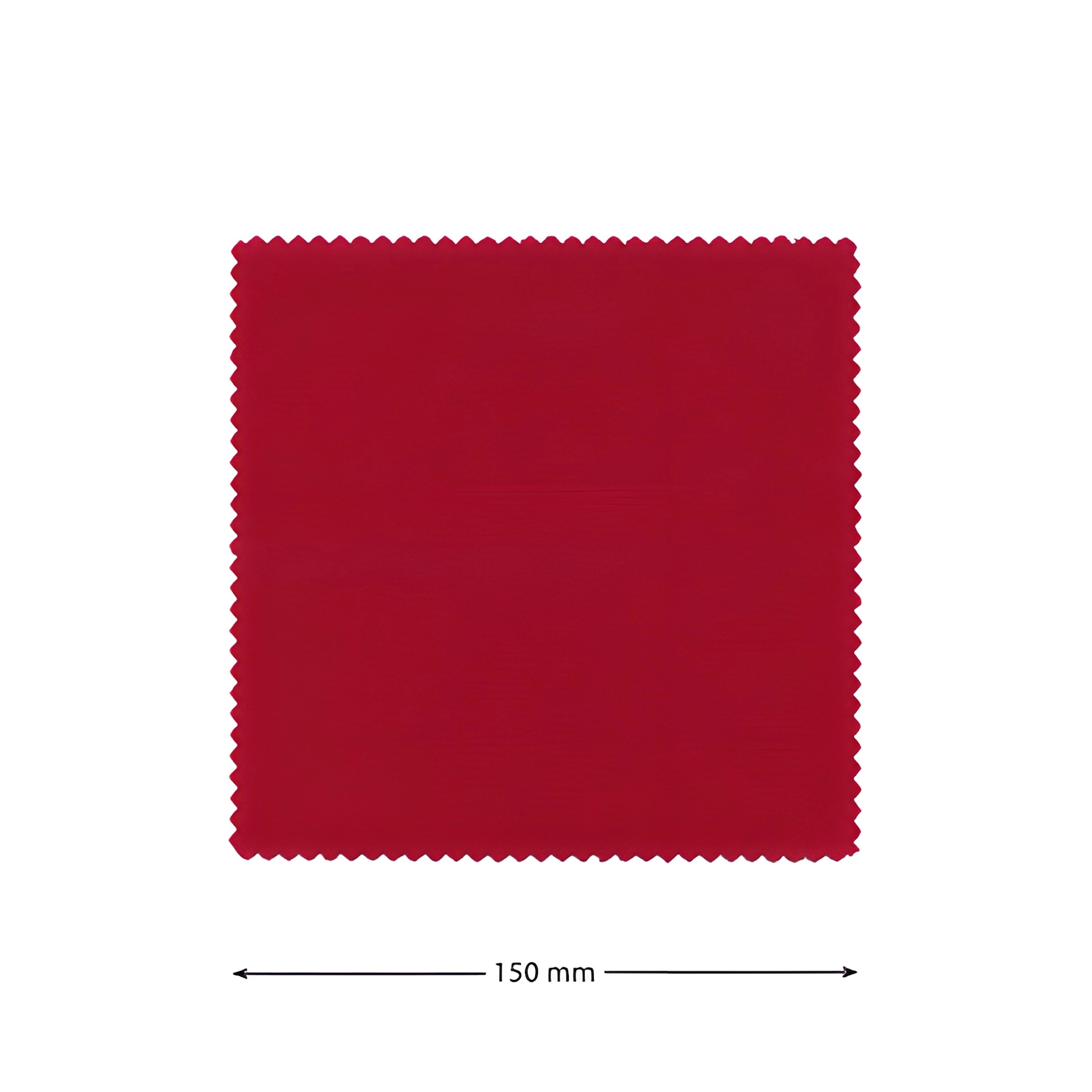 Deckchen 150 mm rot