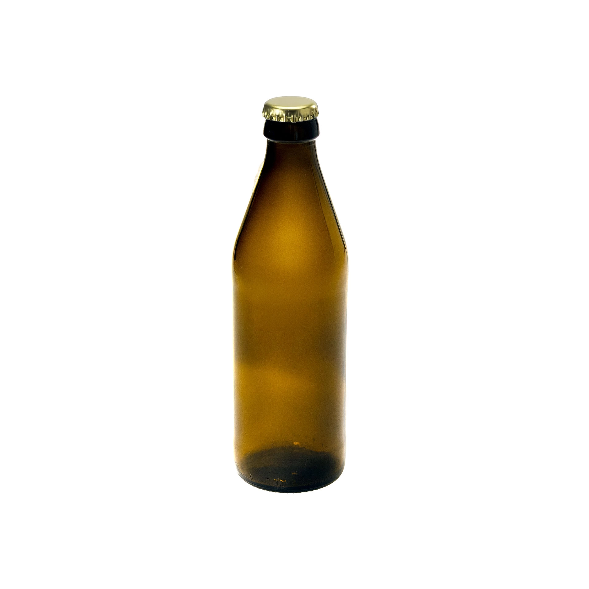 Bierflasche 330 ml braun mit Kronkorkenmündung Typ B