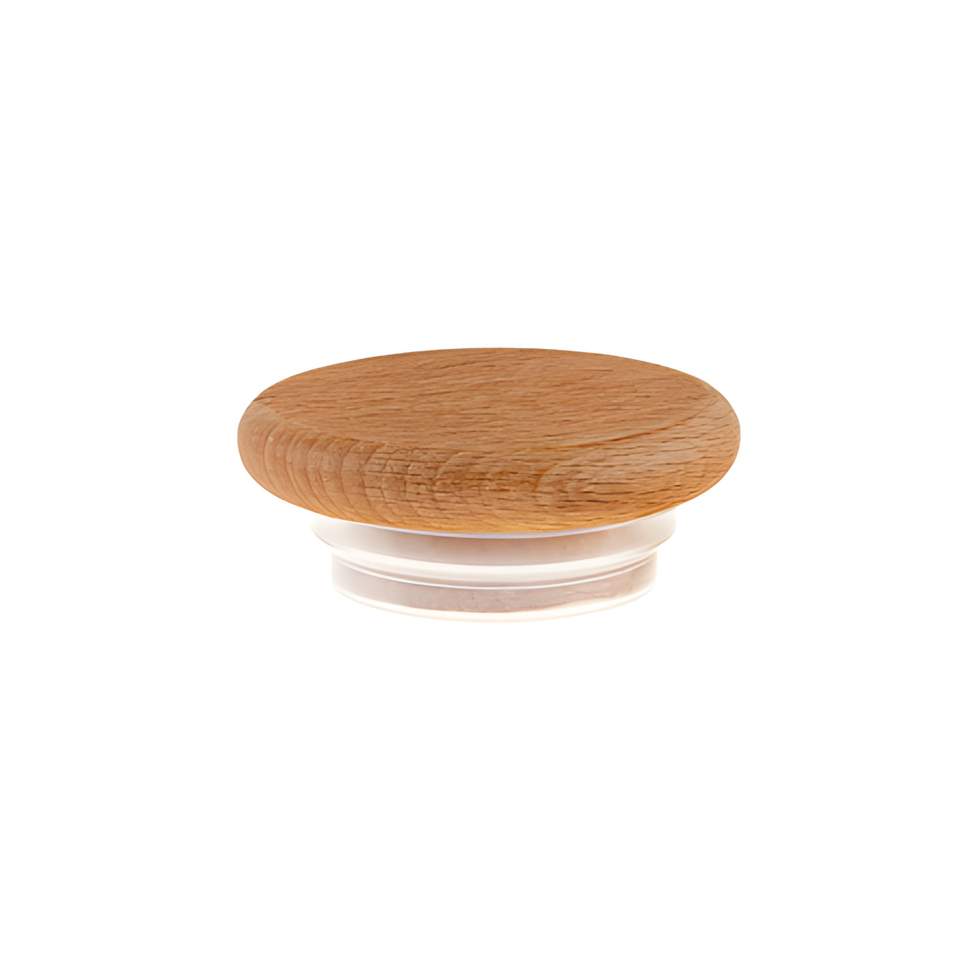 Holzdeckel Ø 56 mm mit Dichtung