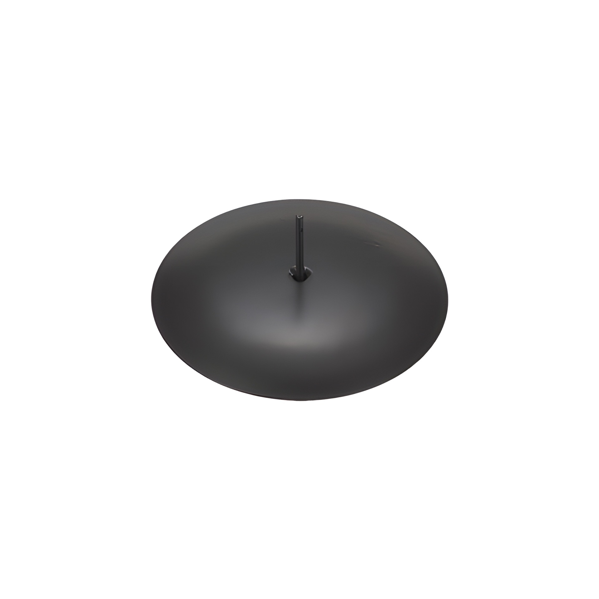 Kerzenhalter 'Adventskranz' Ø 8 cm, schwarz, 4 Stück