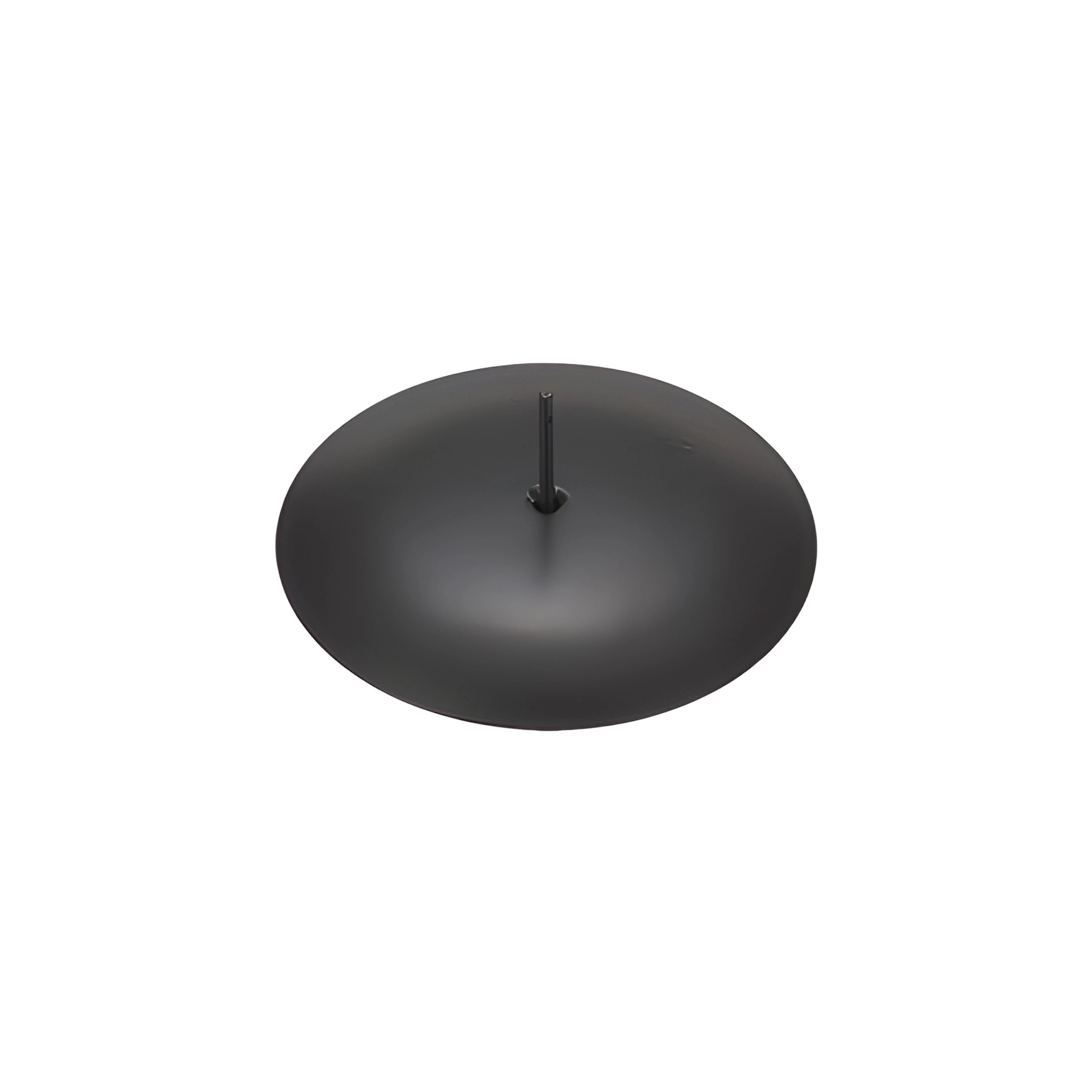 Kerzenhalter 'Adventskranz' Ø 8 cm, schwarz, 4 Stück
