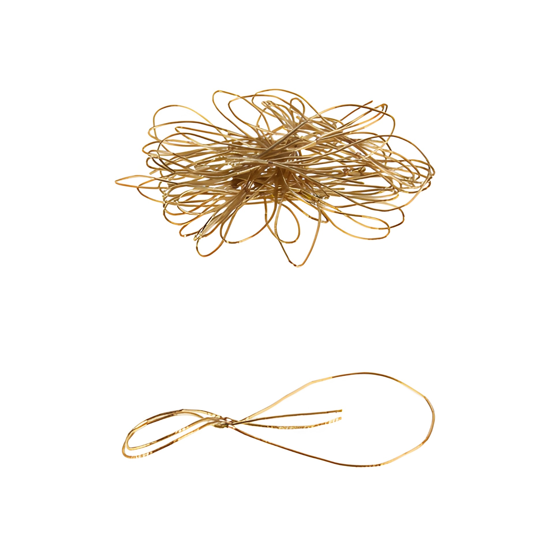 Textilschlaufen gold - 1000er Pack