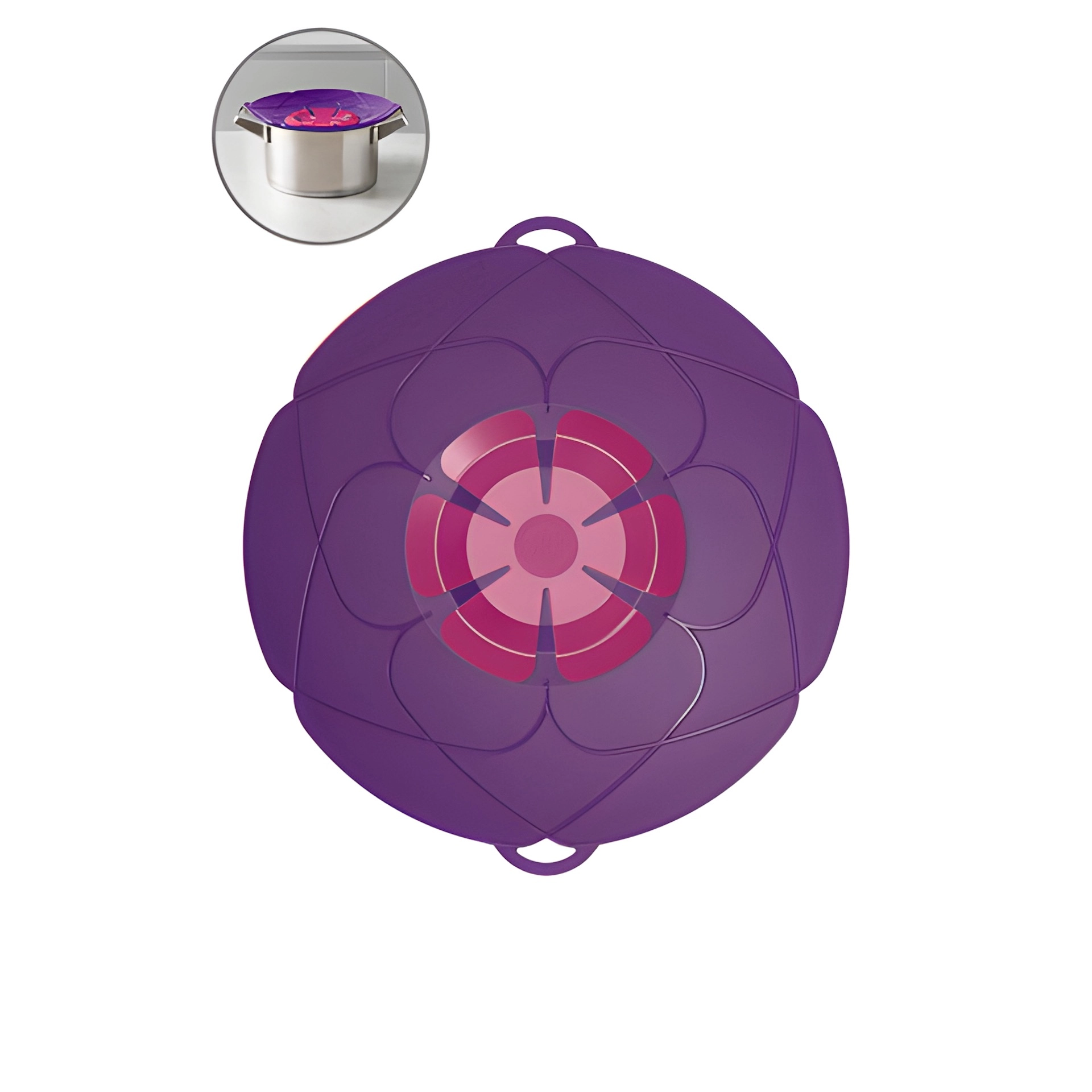 Kochblume Überkochschutz M lila