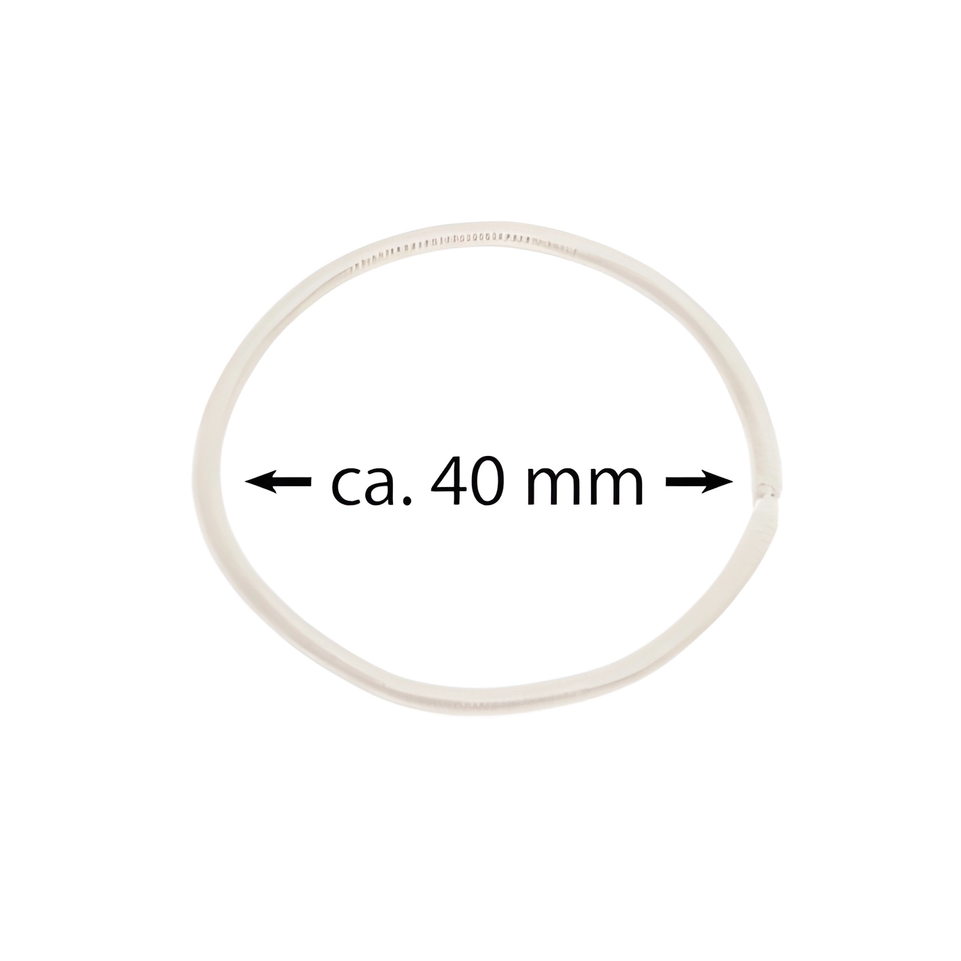Elastische Schlaufen 40 mm, creme, 1000 Stück