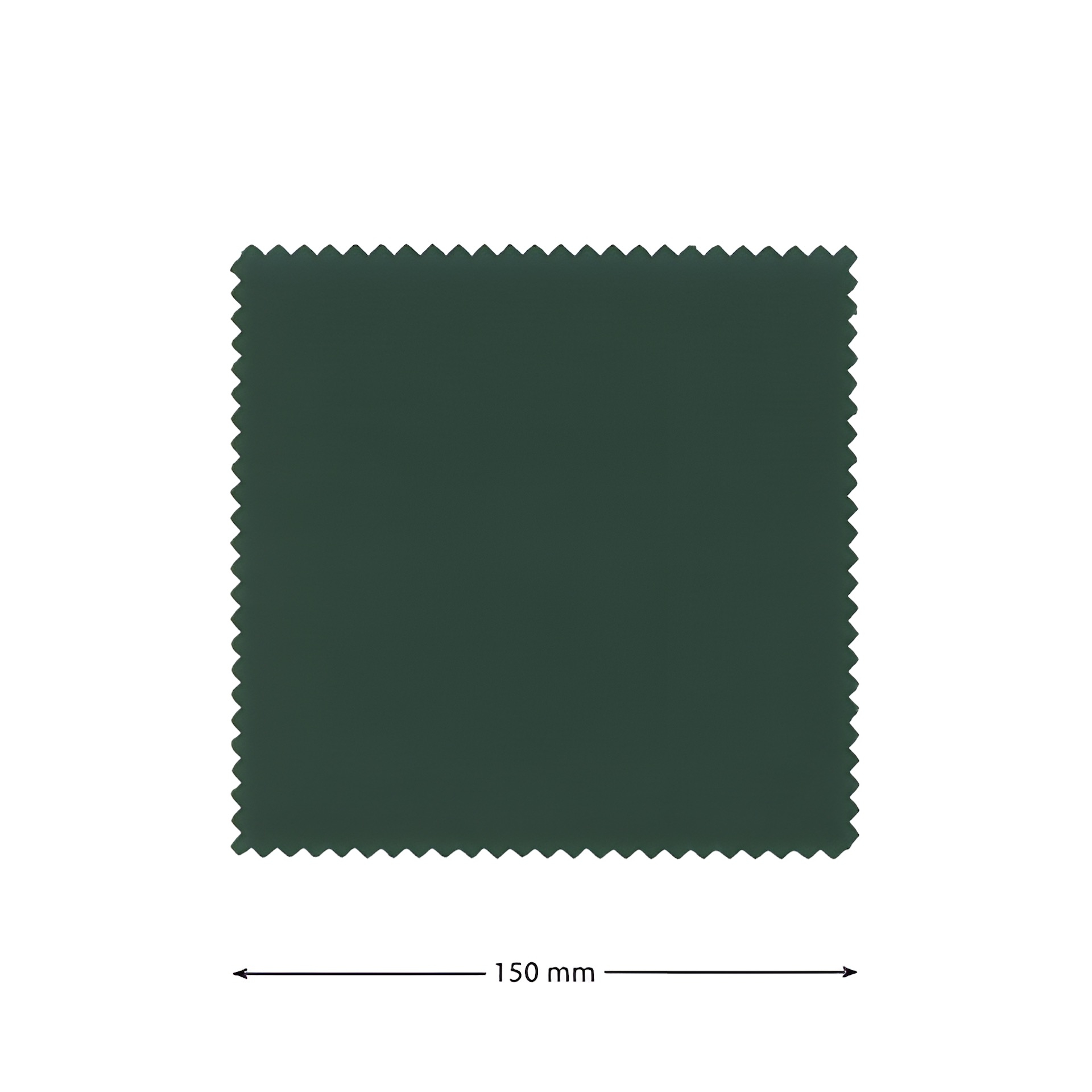 Deckchen 150 mm grün