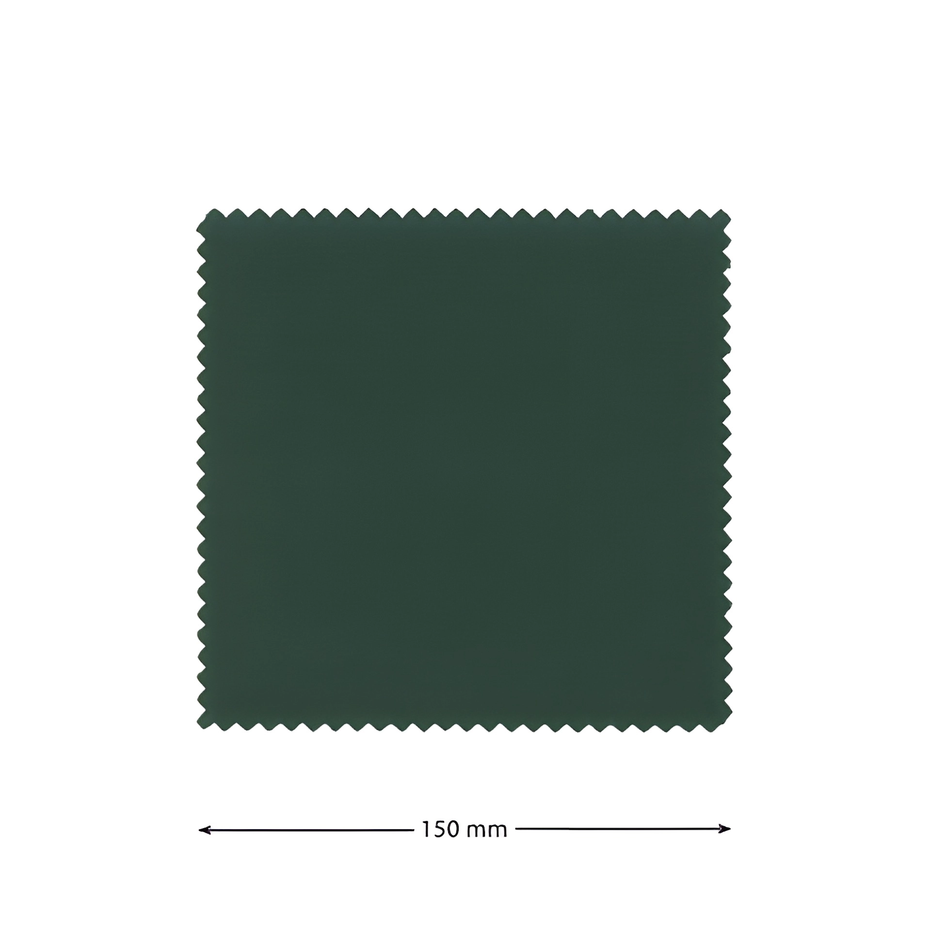 Deckchen 150 mm grün
