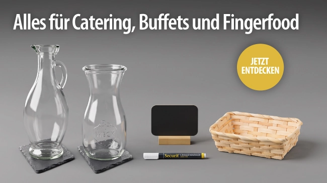 Alles für Catering, Buffets und Fingerfood - Jetzt entdecken