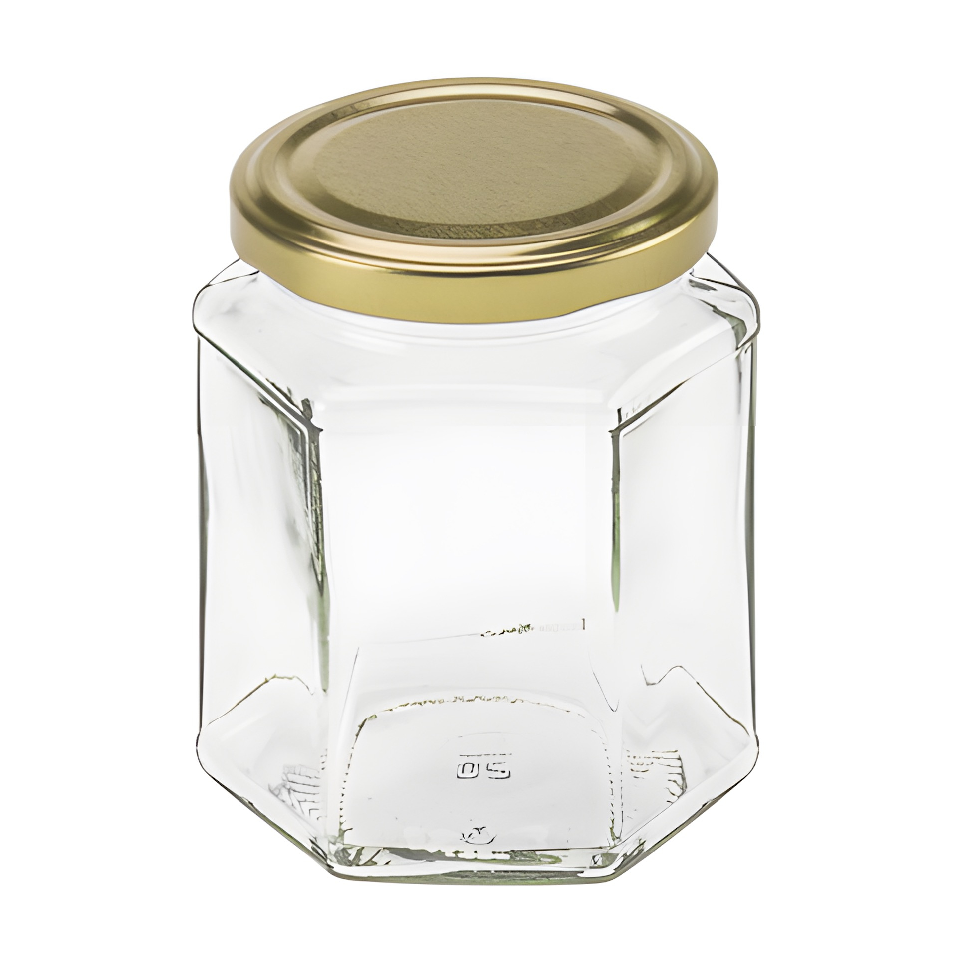Sechskantglas 324 ml (Karton, 90 Stück)