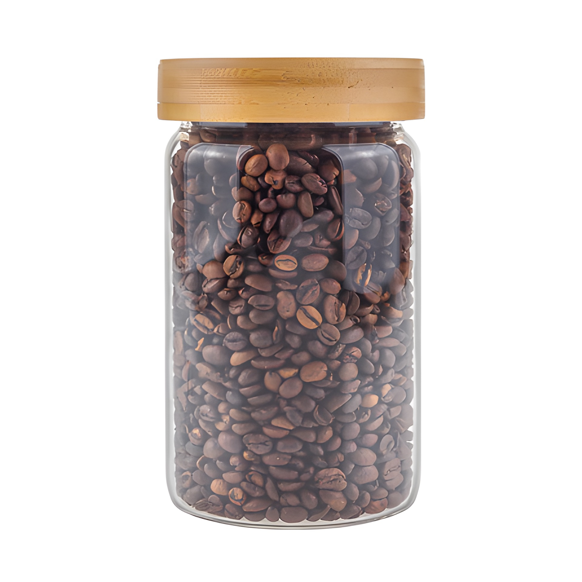 Vorratsglas 1250 ml mit Bambusdeckel
