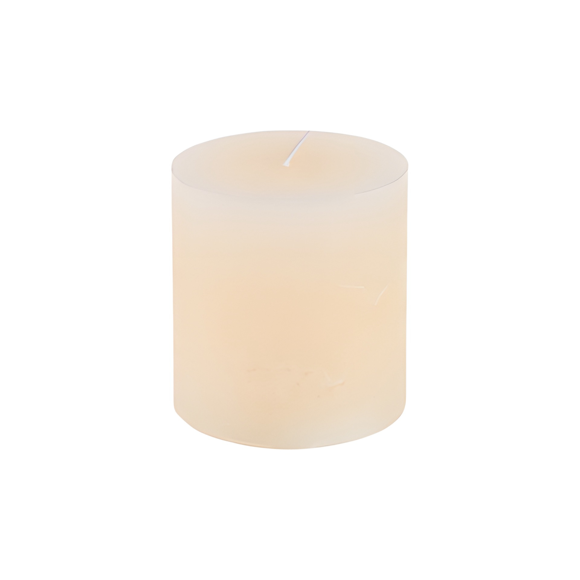 Stumpenkerze 'Rustik' Ø 6,8 cm, creme