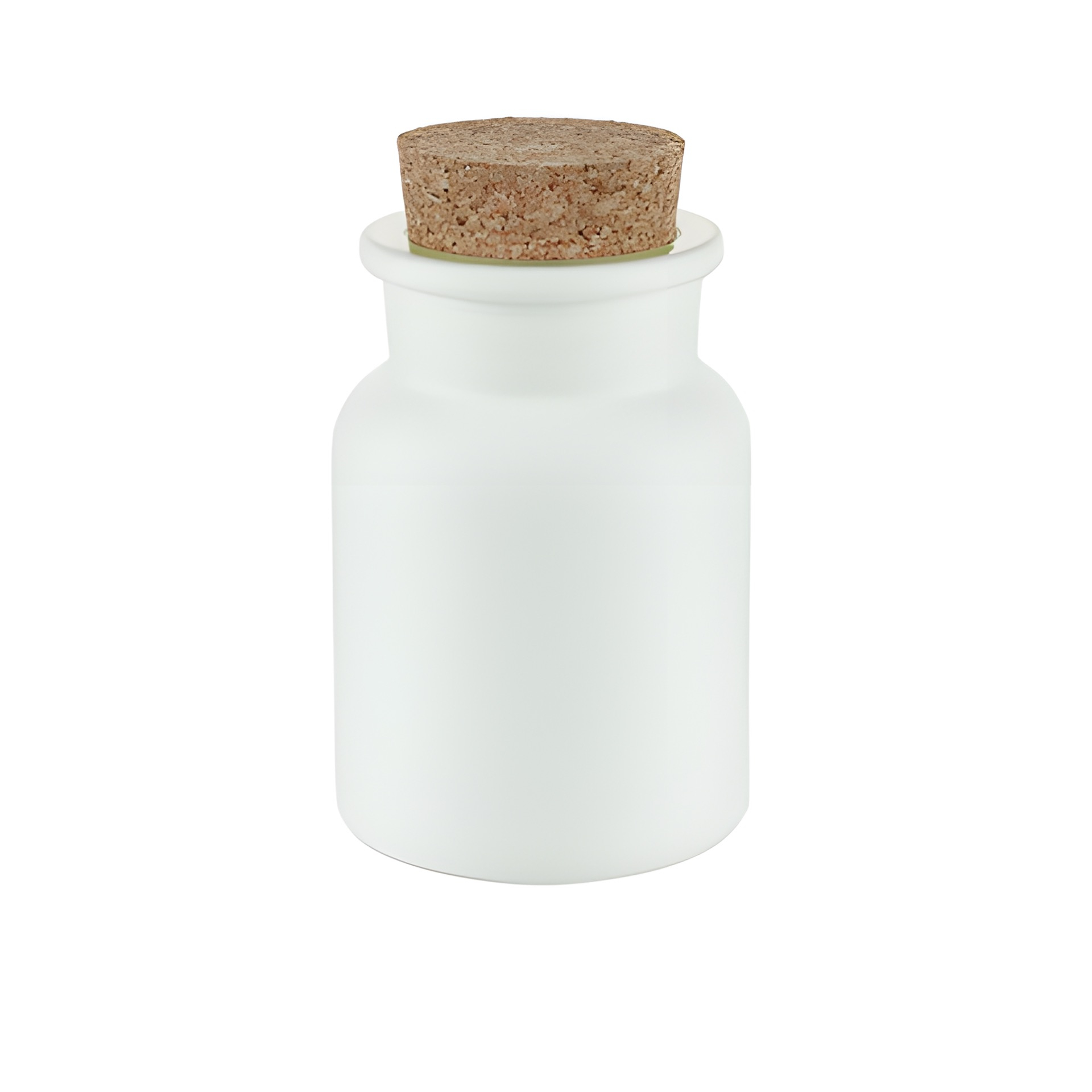 Korkenglas 150 ml weiß matt beschichtet (Karton, 164 Stück)