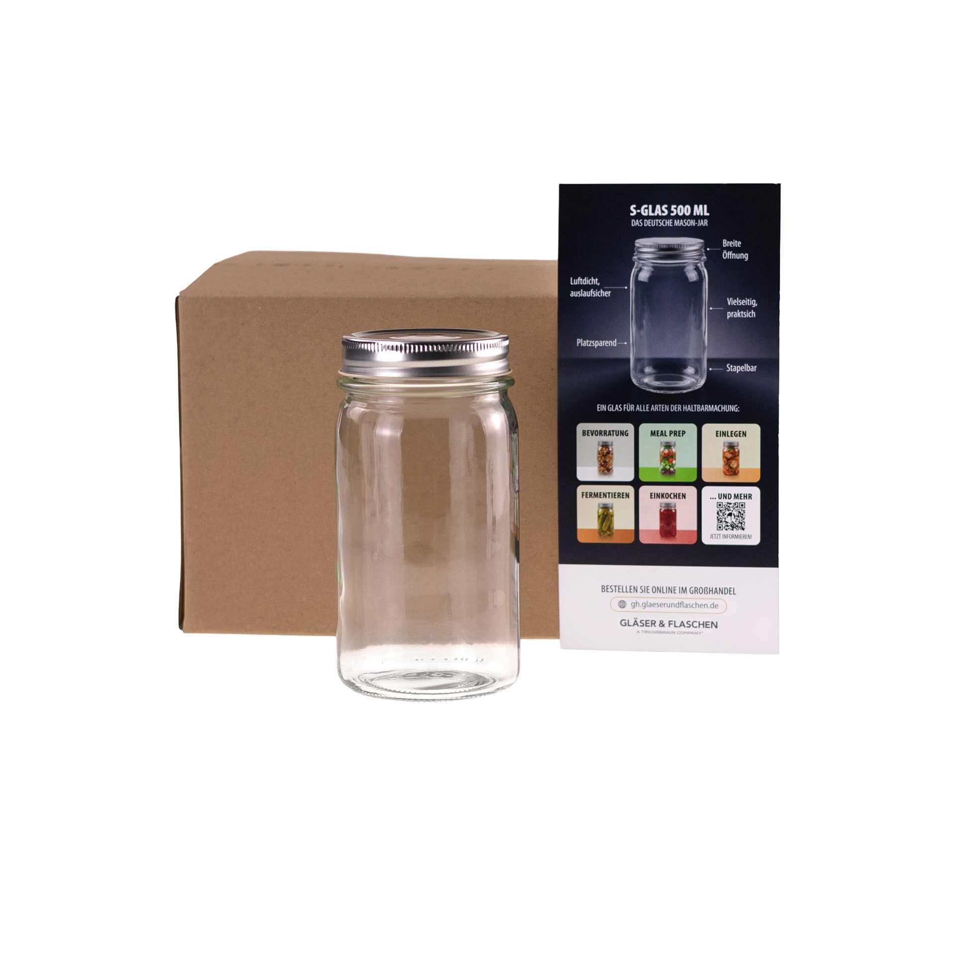 S-Glas 500 ml CT 70 (gratis)
