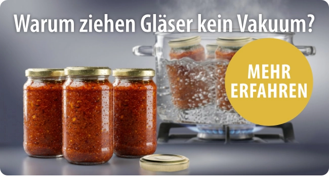 Warum ziehen Gläser kein Vakuum?