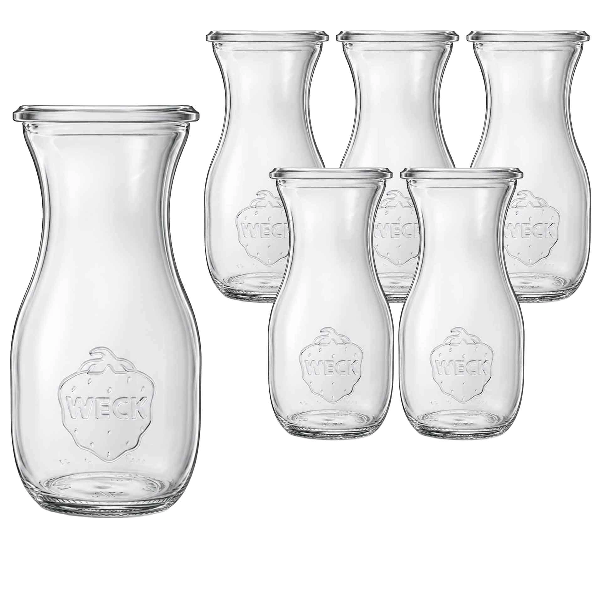 WECK Culinare Glaskaraffe 250 ml, 6er Karton
