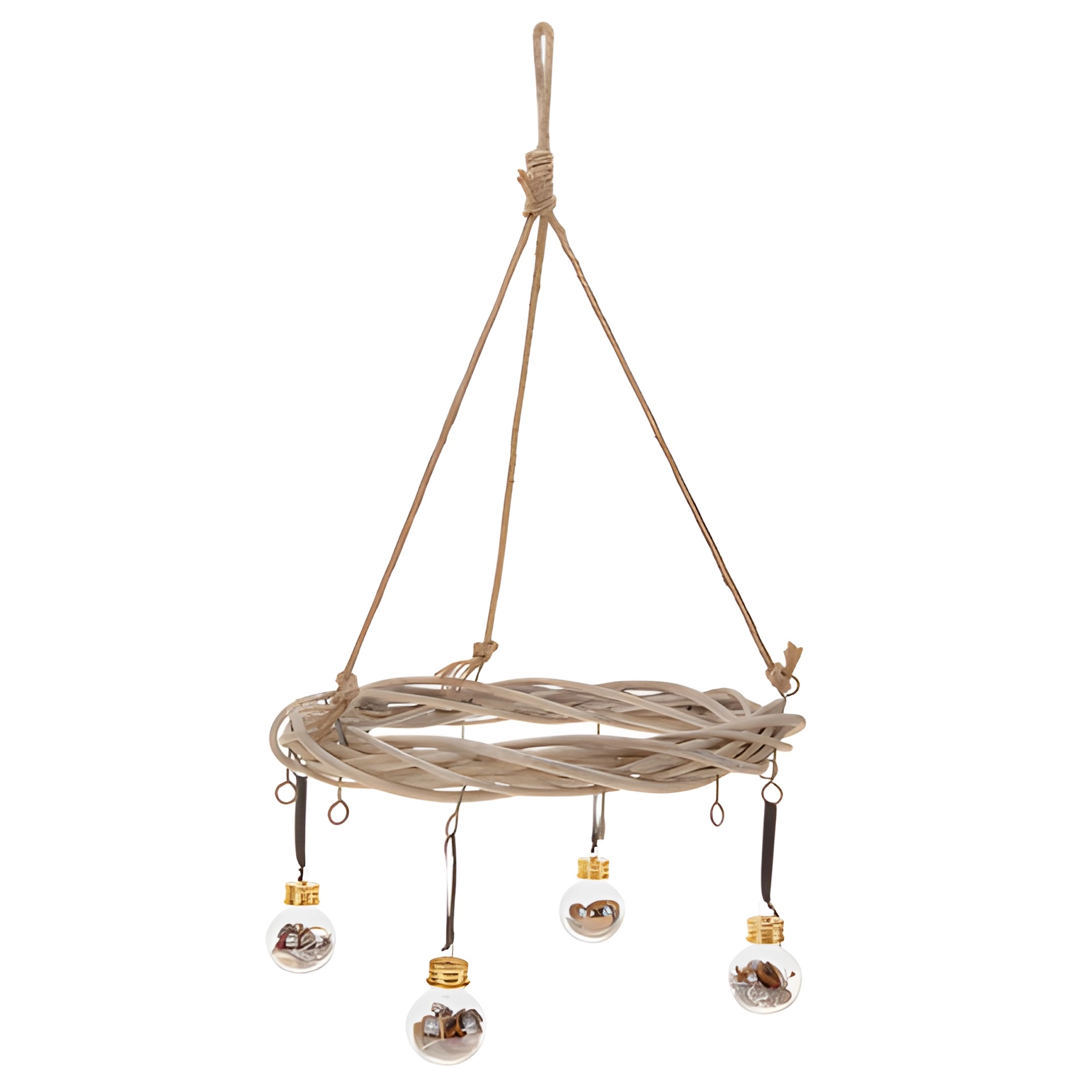 Deko-Weidenring mit Haken, Ø 35 cm
