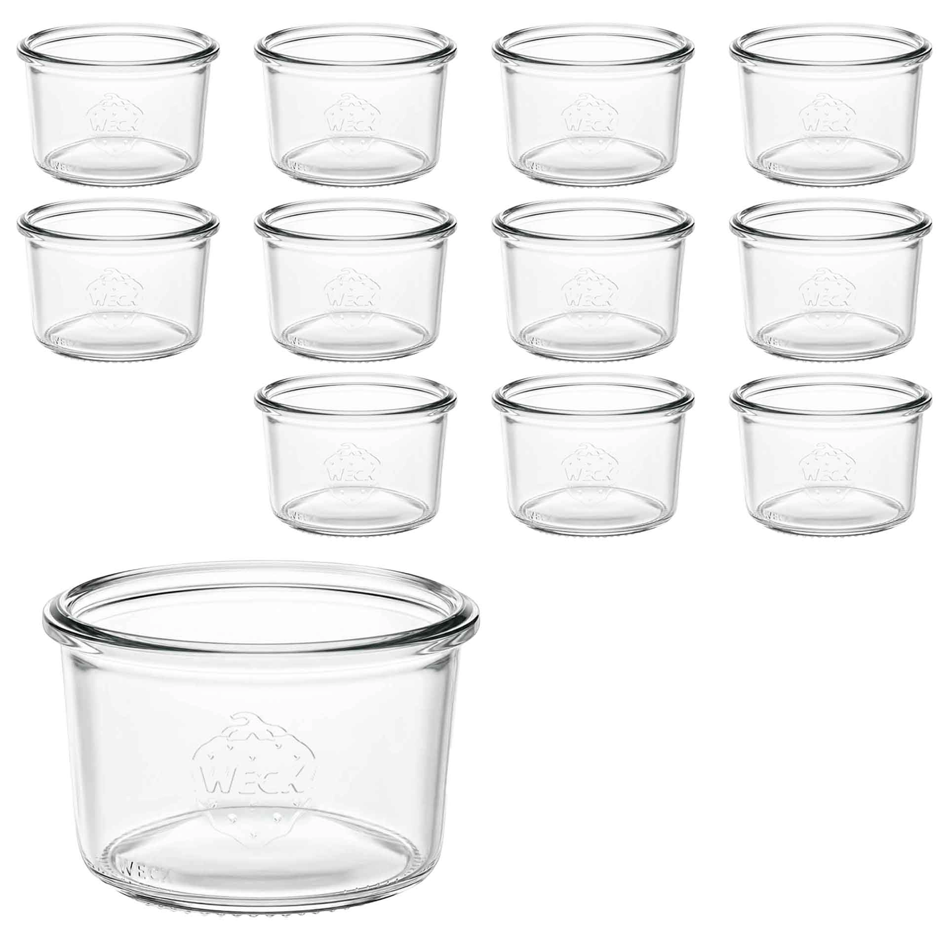 WECK Culinare Sturzglas 150 ml, 12er Karton