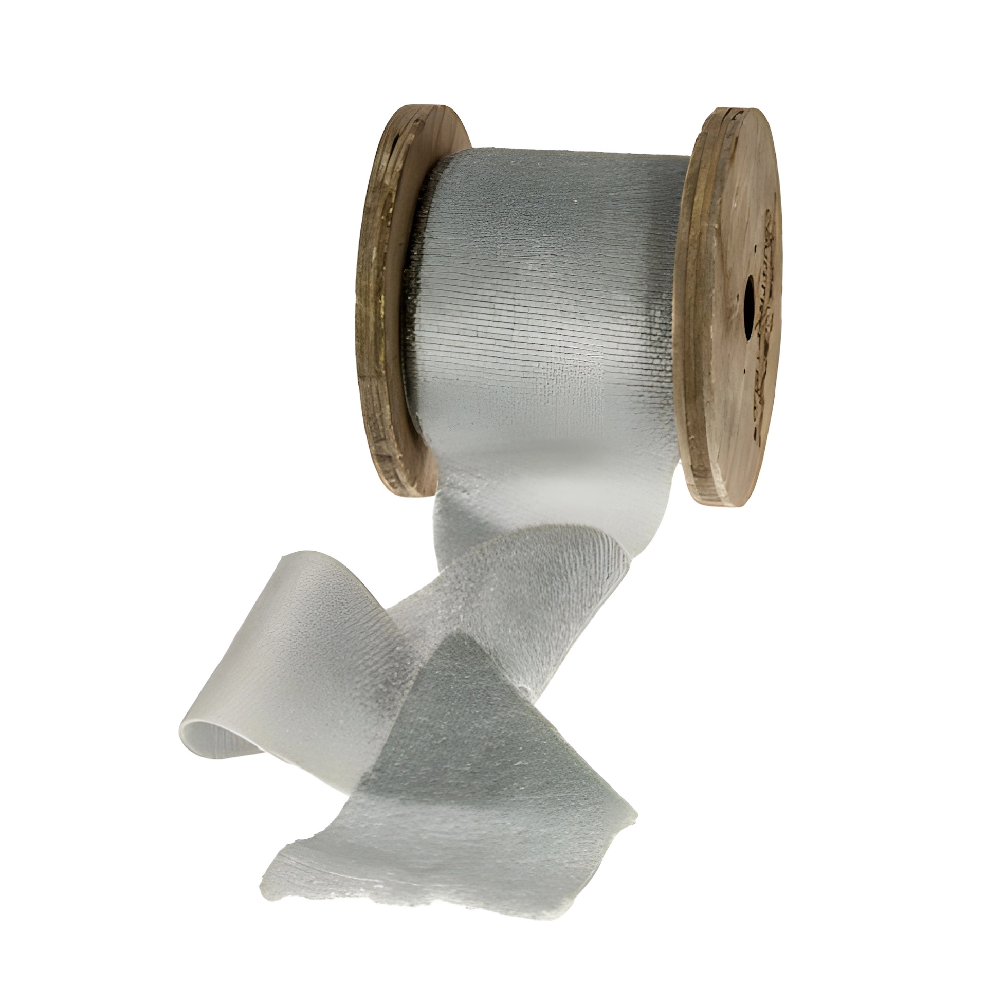 Samtband 2 m, 50 mm grau