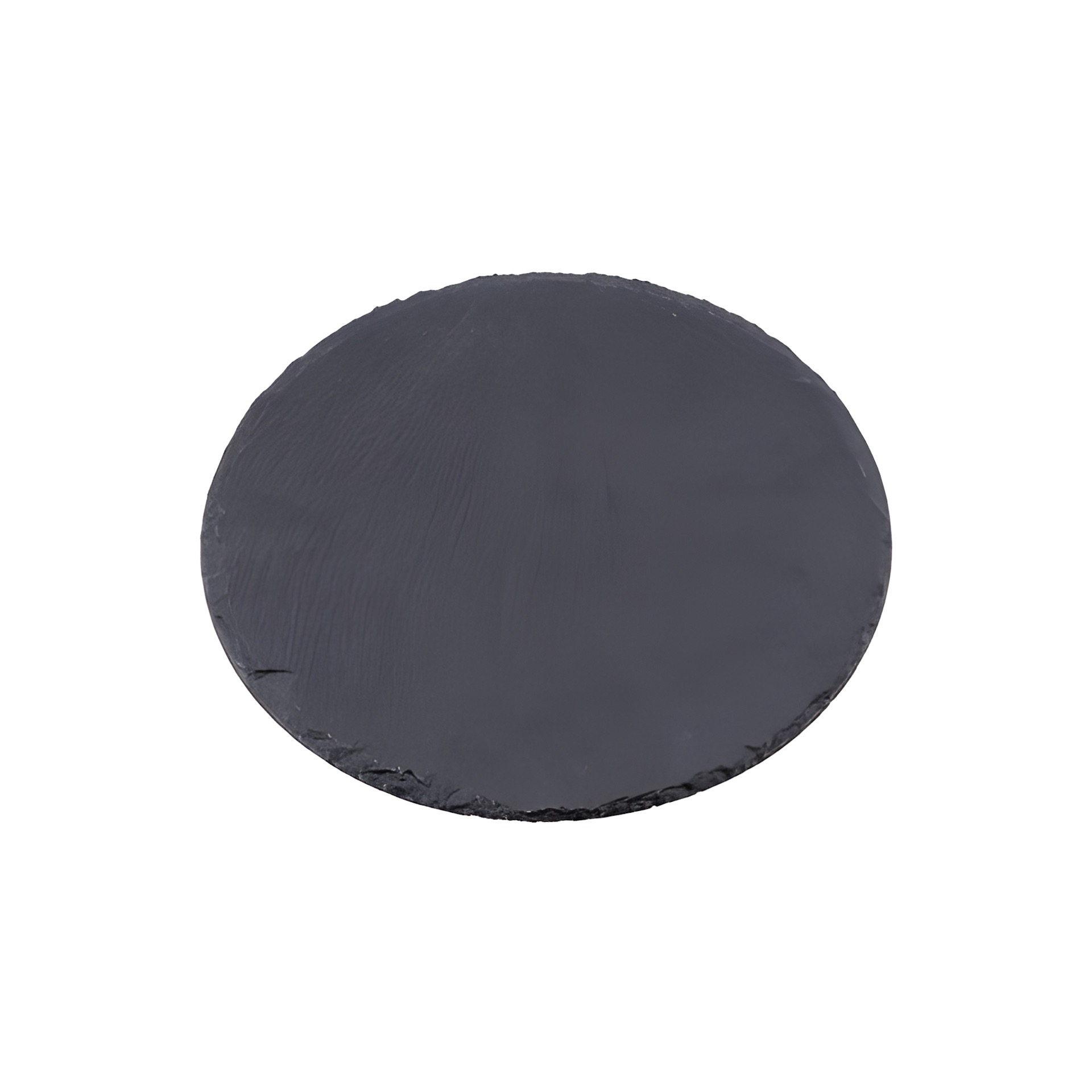 Servierplatte aus Schiefer Ø 25 cm (Karton, 12 Stück)
