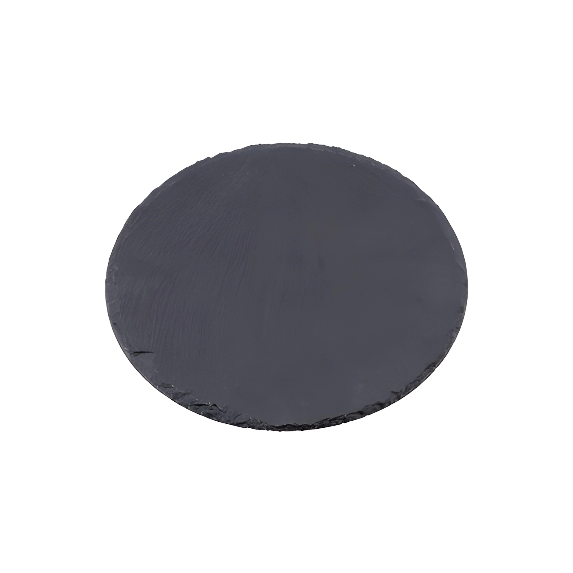 Servierplatte aus Schiefer Ø 25 cm (Karton, 12 Stück)