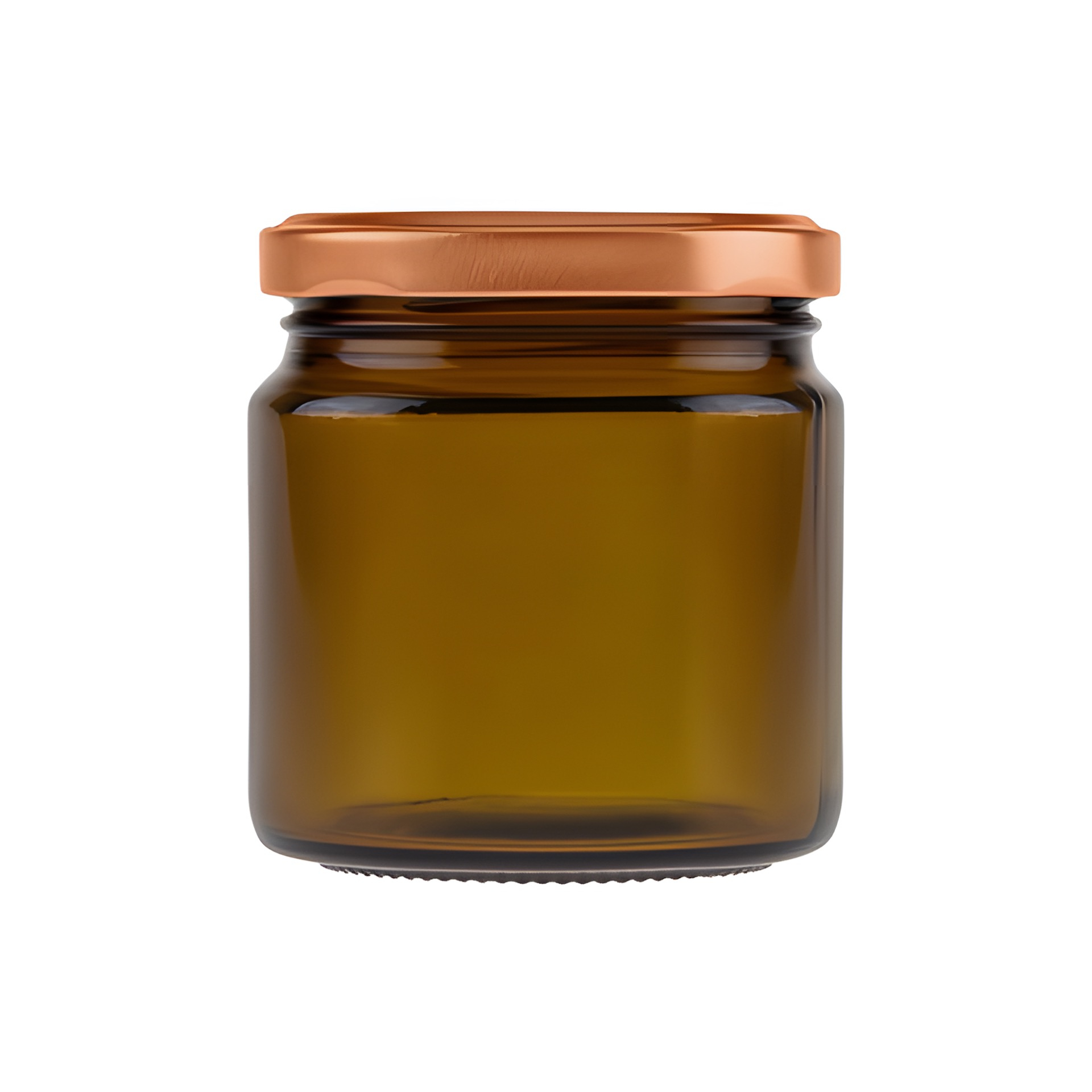 Rundglas  215 ml braun