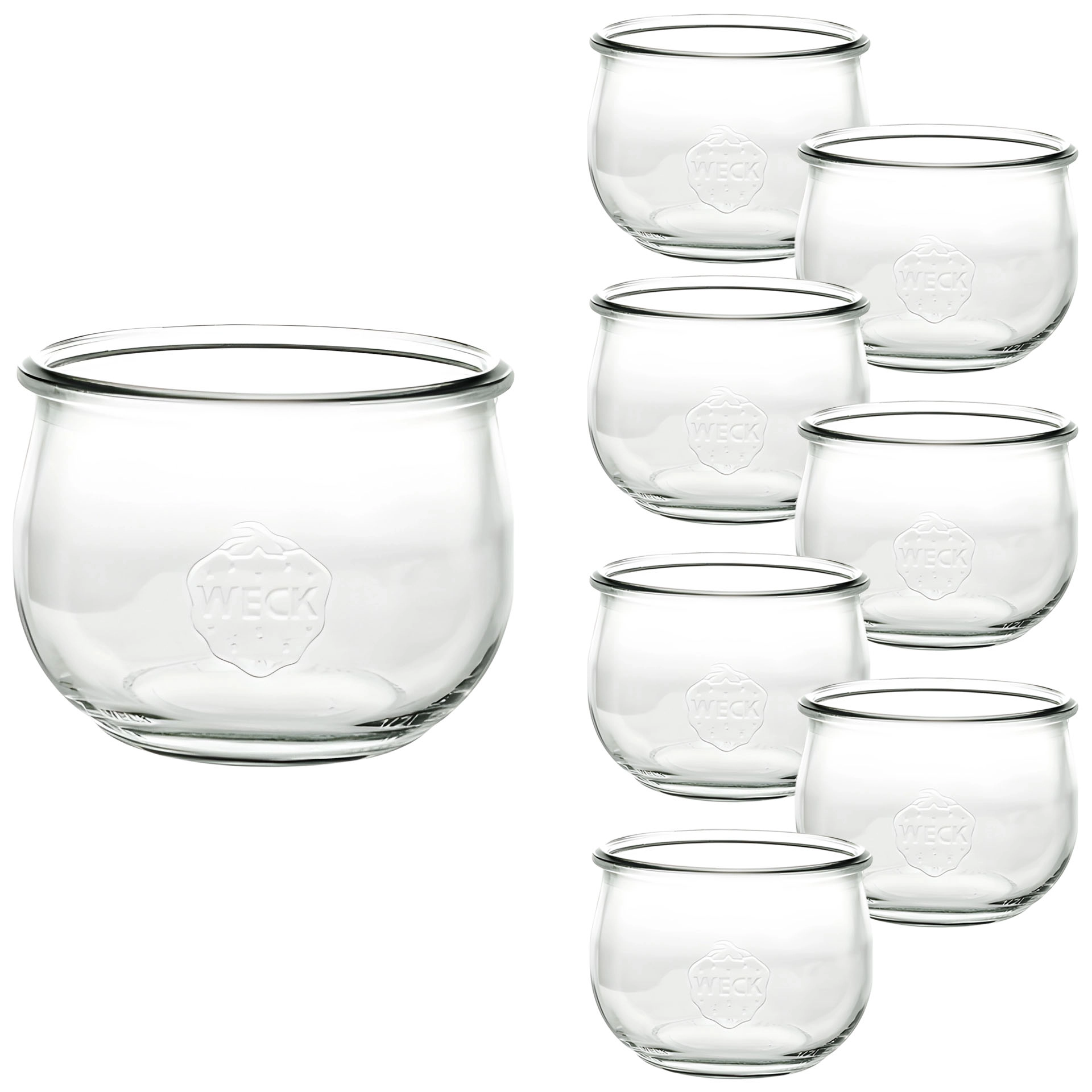 WECK Culinare Tulpenglas 480 ml, 8er Karton