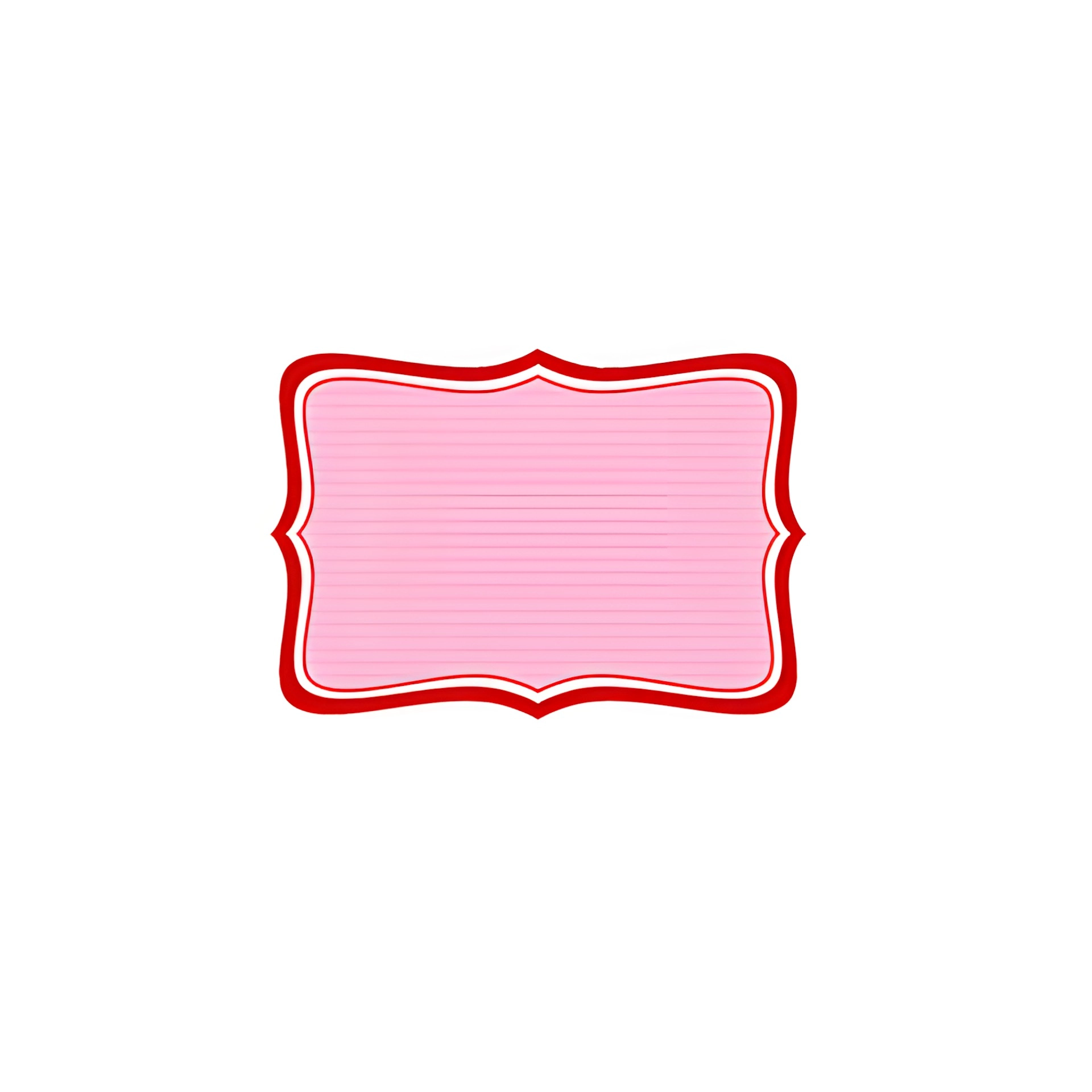Etiketten 65 x 45 mm rot gestreift, A5, 64 Stück