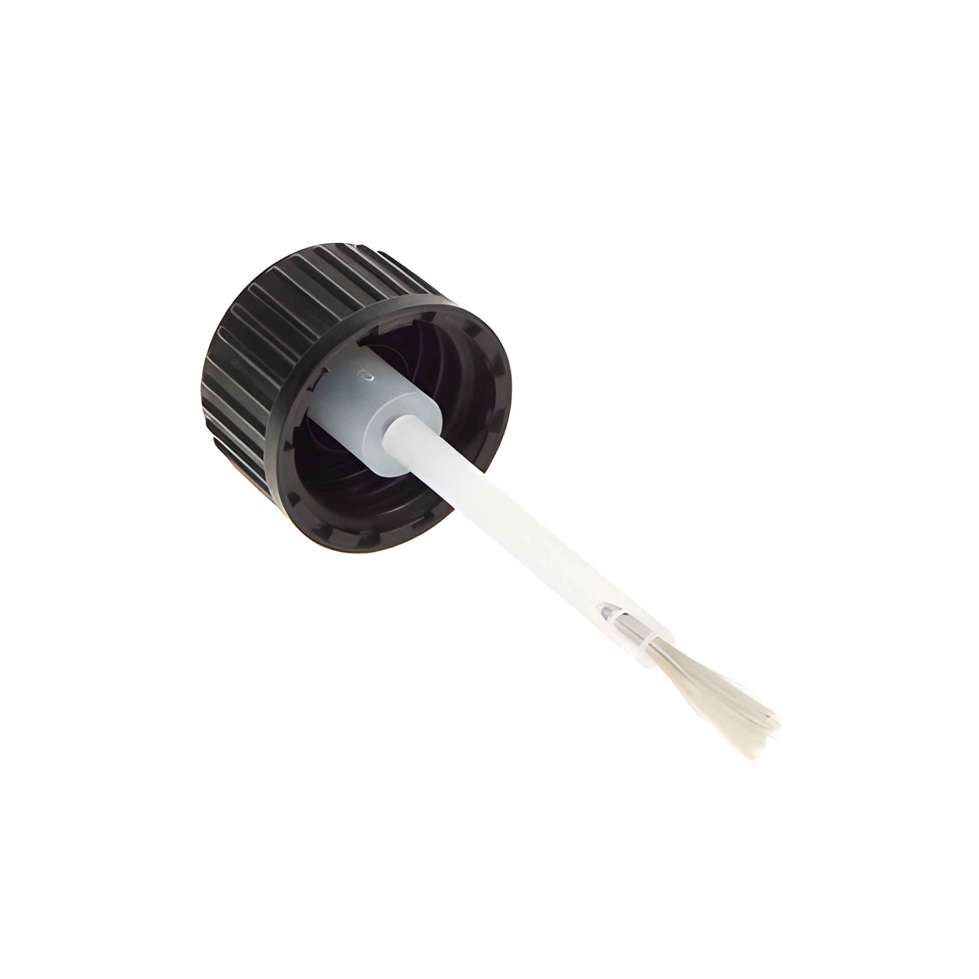 DIN 18 schw. m. Pinsel f. Tropffl. 10 ml (Beutel, 50 St.)