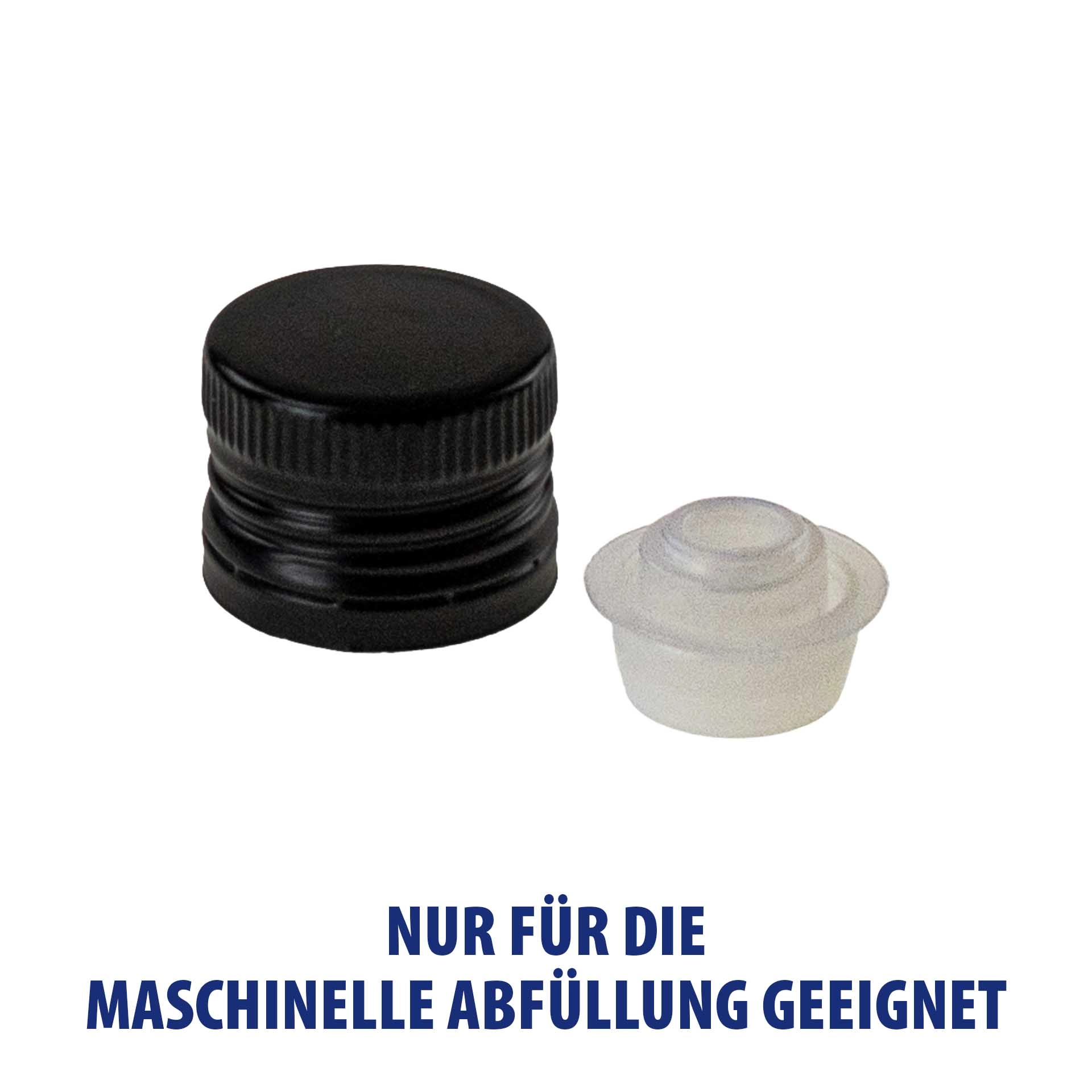 PP 31,5 schwarz Alu. mit Teleskop-Ausgießer & Originalität