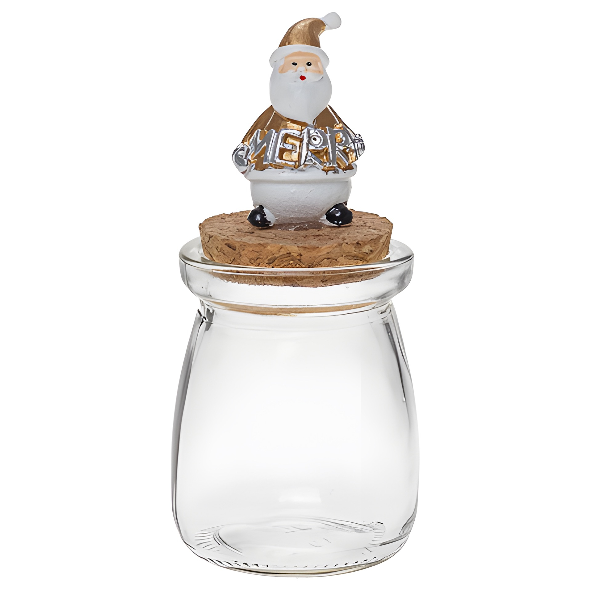 Deko-Korkenglas 'Weihnachtsmann' 90 ml