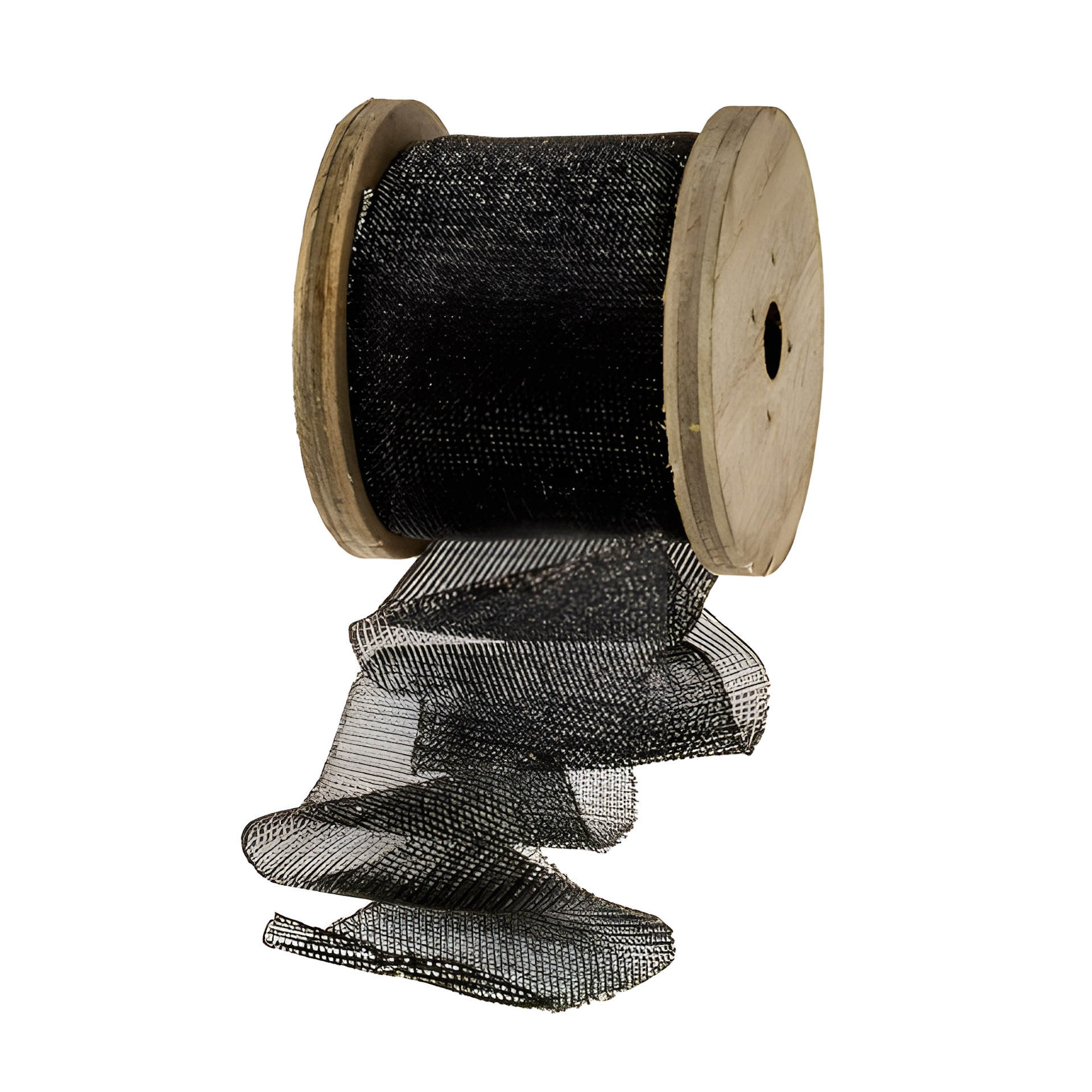 Stoffband   2 m, 50 mm schwarz 50 mm