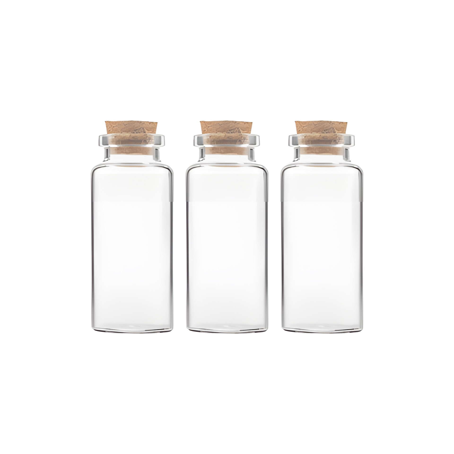 Minikorkenflasche 30 ml, 3er Pack