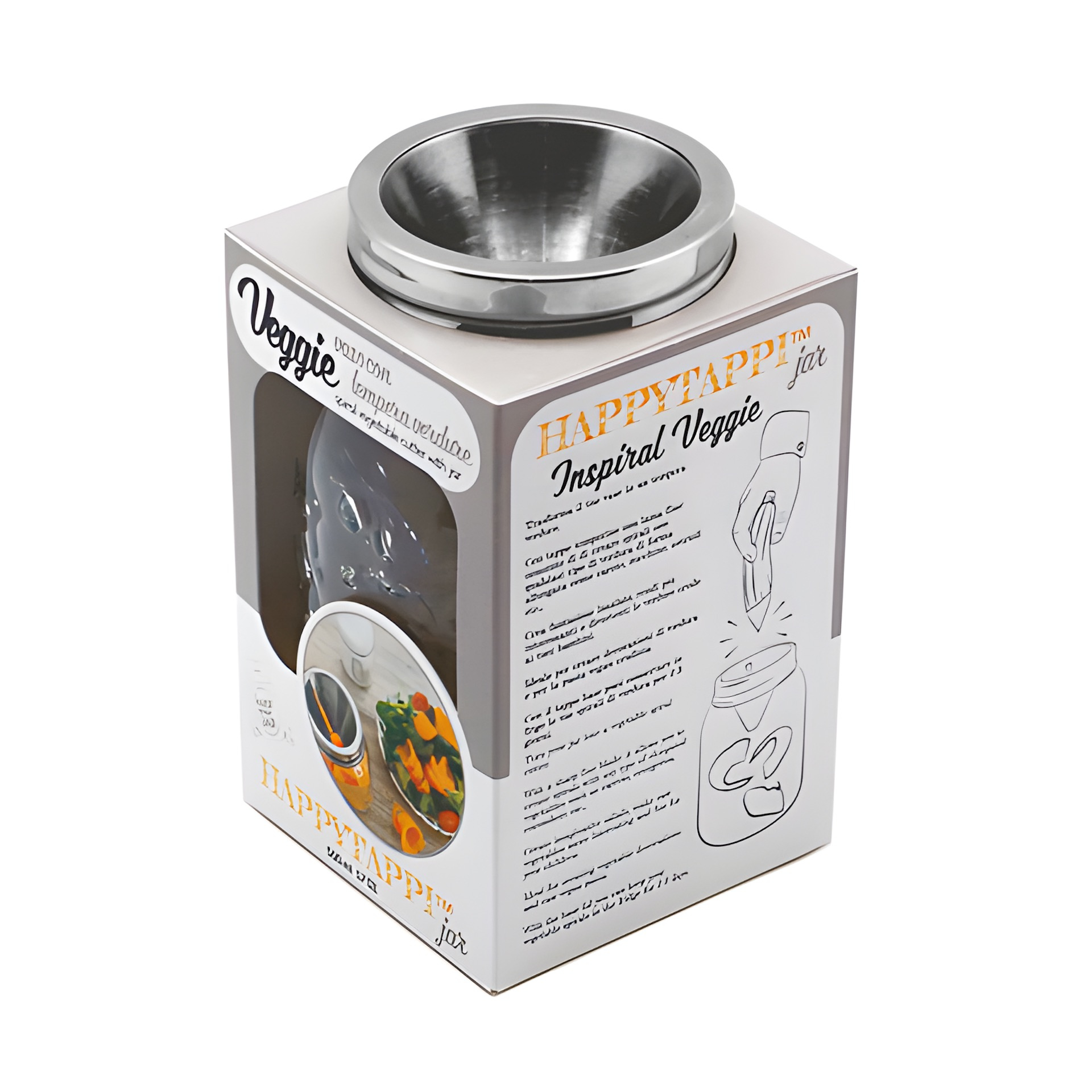 HappyTappi CT 70 Spiralschneiderglas 500 ml