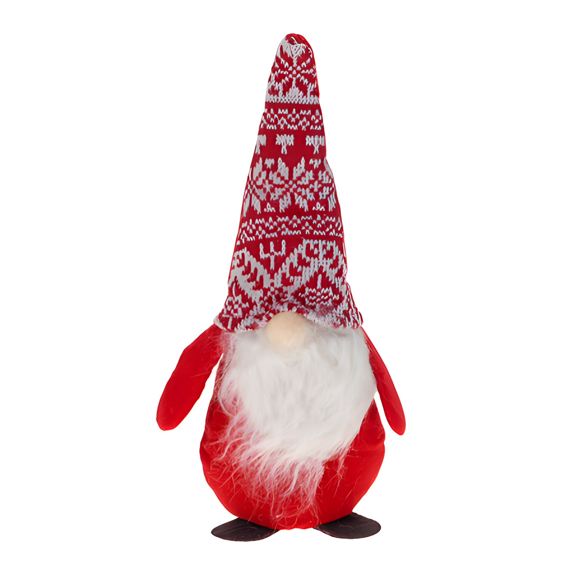 Deko-Wichtel, rot oder grau, 33 cm