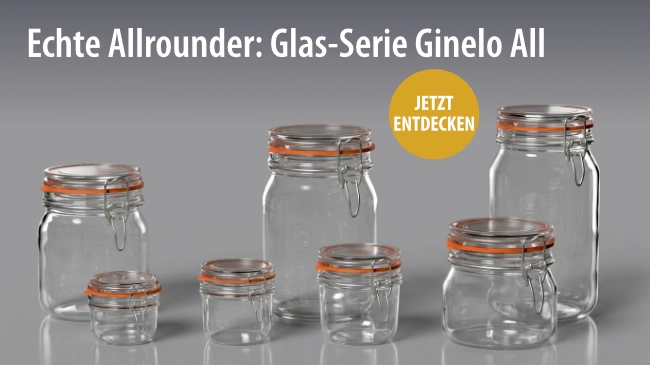 Echte Allrounder: Glas-Serie Ginelo All