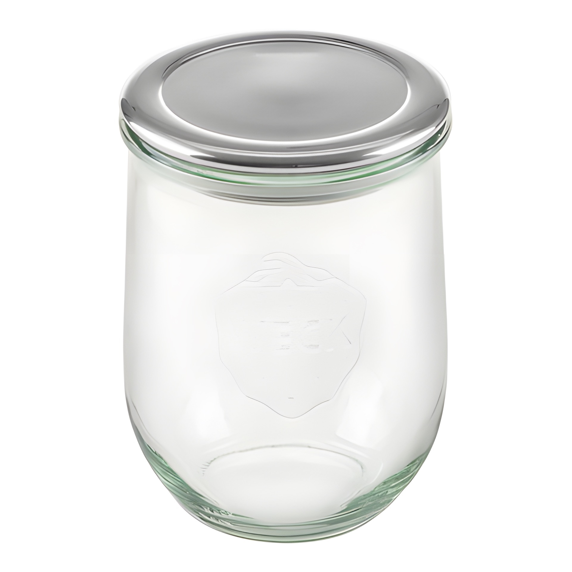 WECK-Glas 1 l mit HappyTappi RR 100 Edelstahldeckel