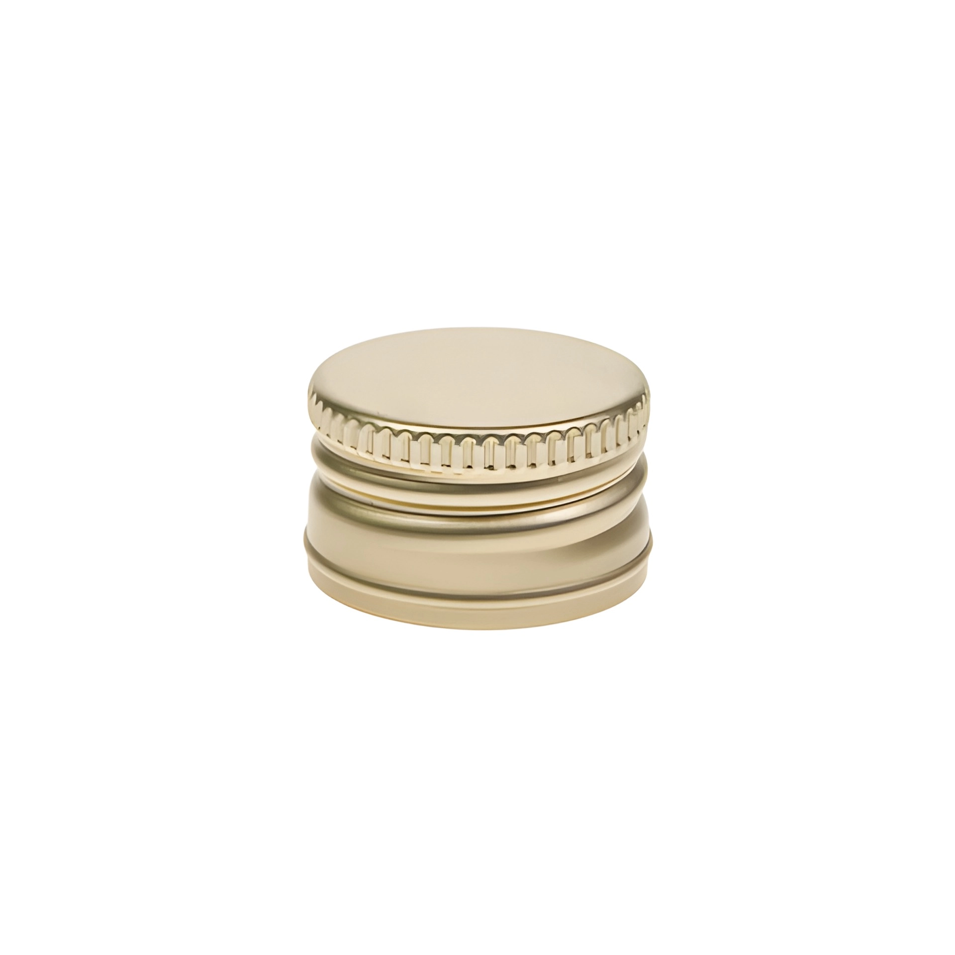 PP 31,5 gold Aluminium ohne Rollrand