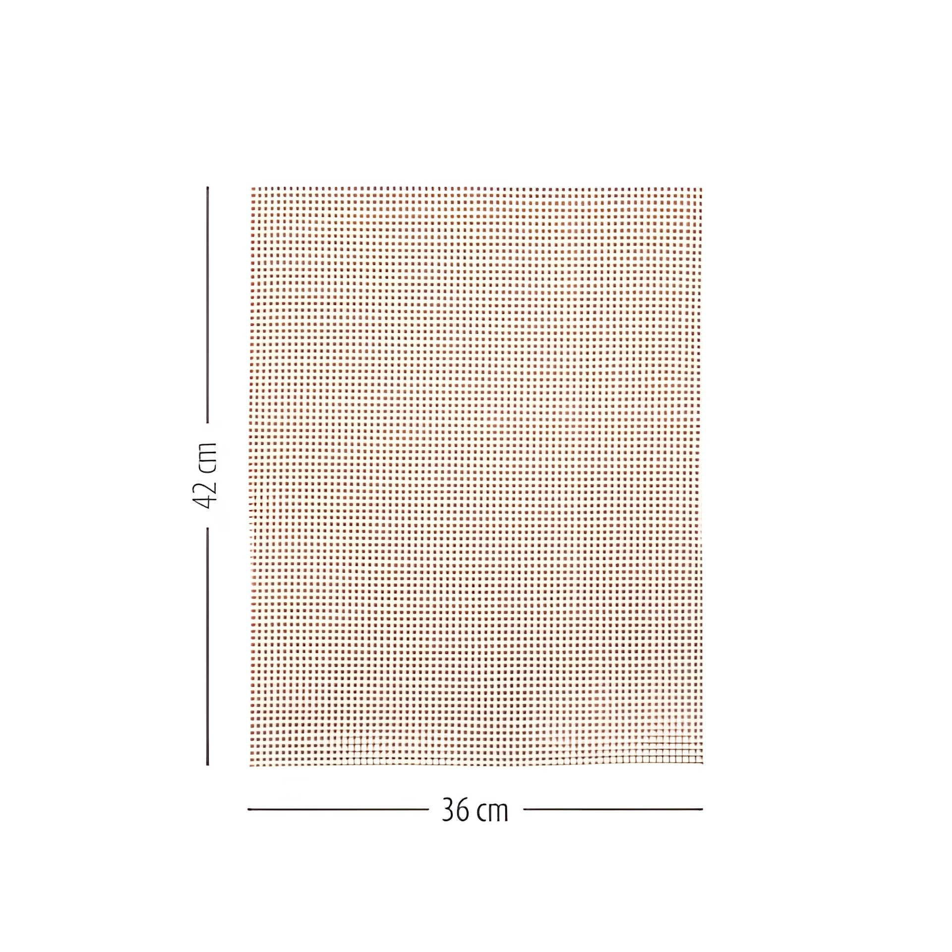 Backofen- und Grillmatte 'Gitter' 42 x 36 cm