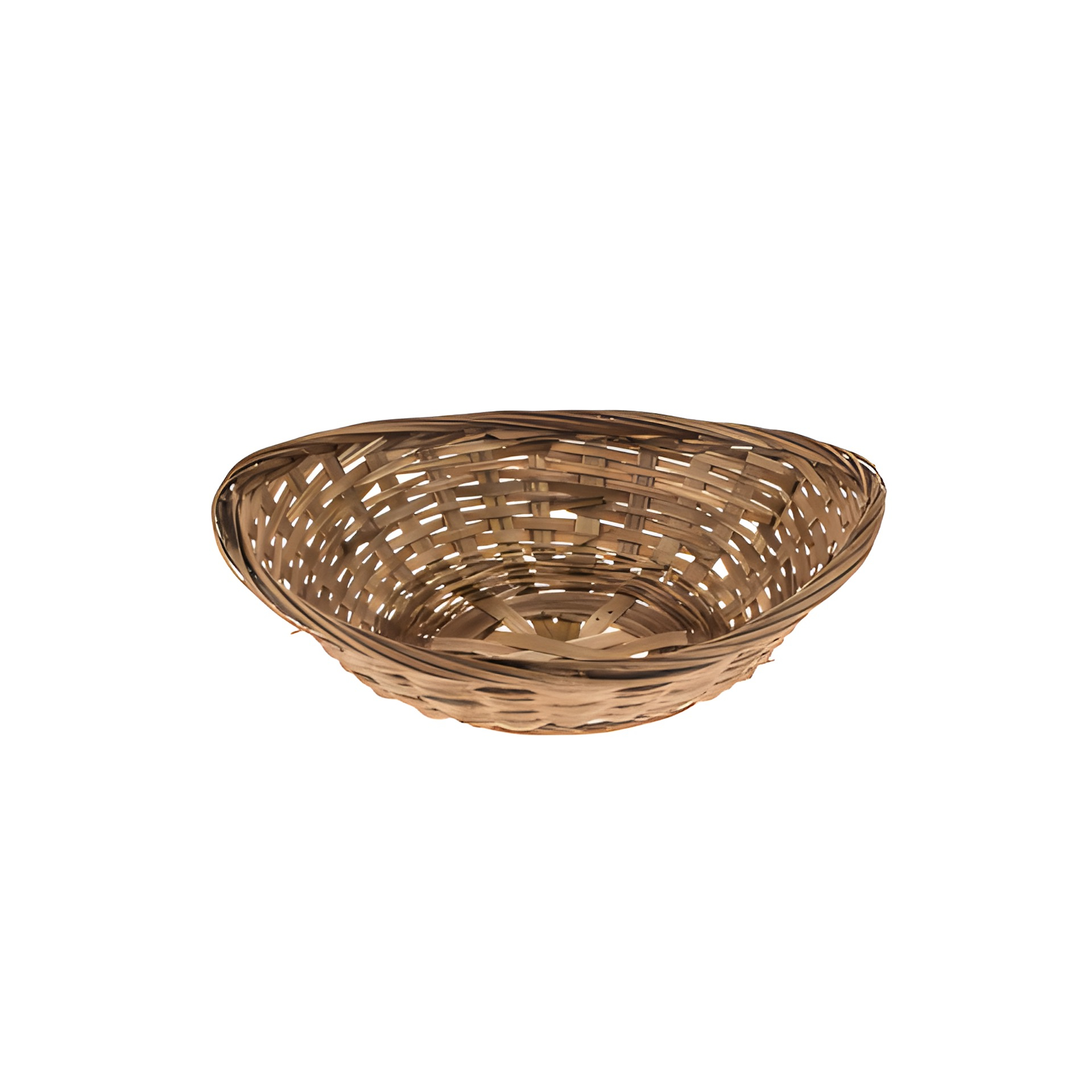 Korbschale 22 x 18 x 8 cm dunkel