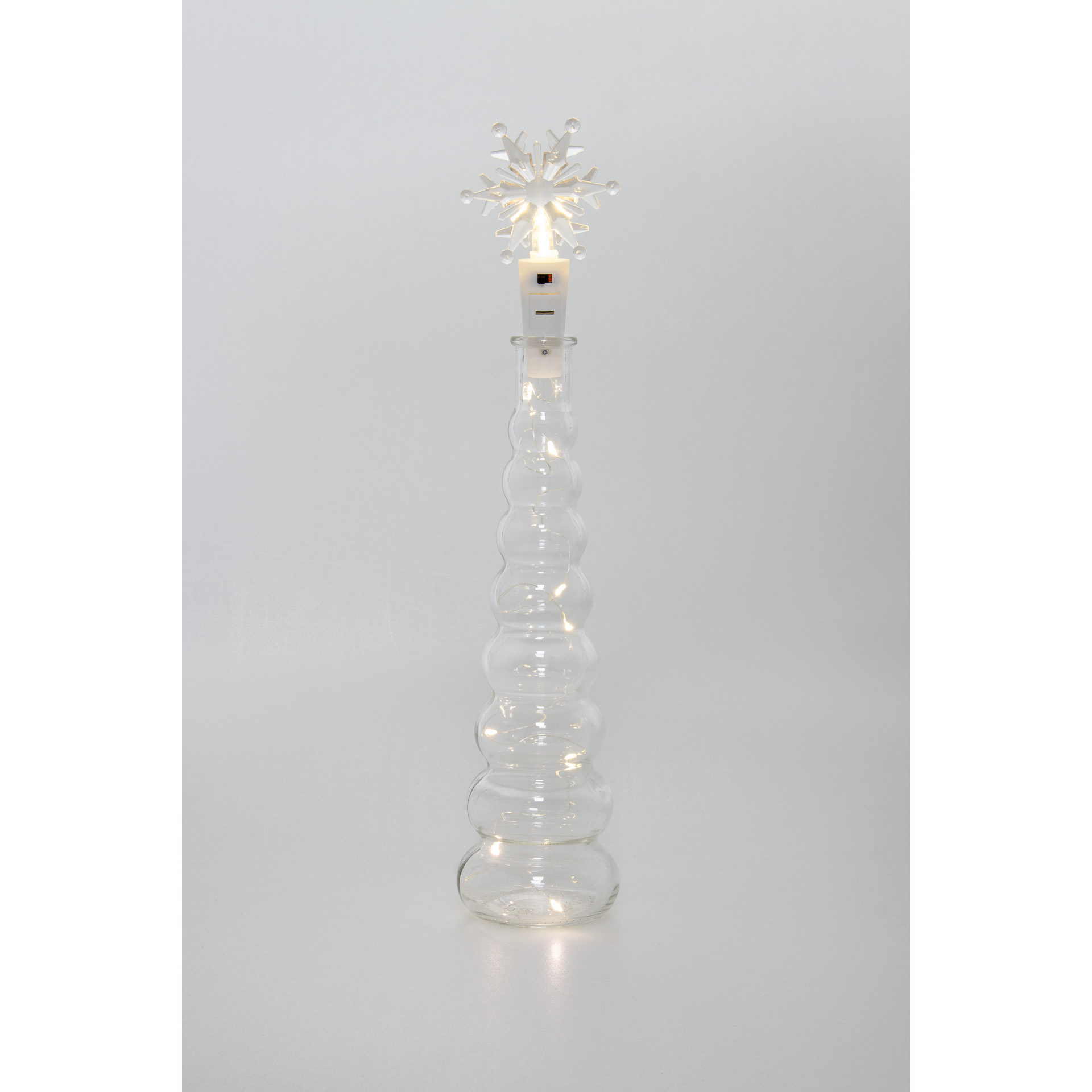 Flaschenlicht 'Schneeflocke', 8 LEDs
