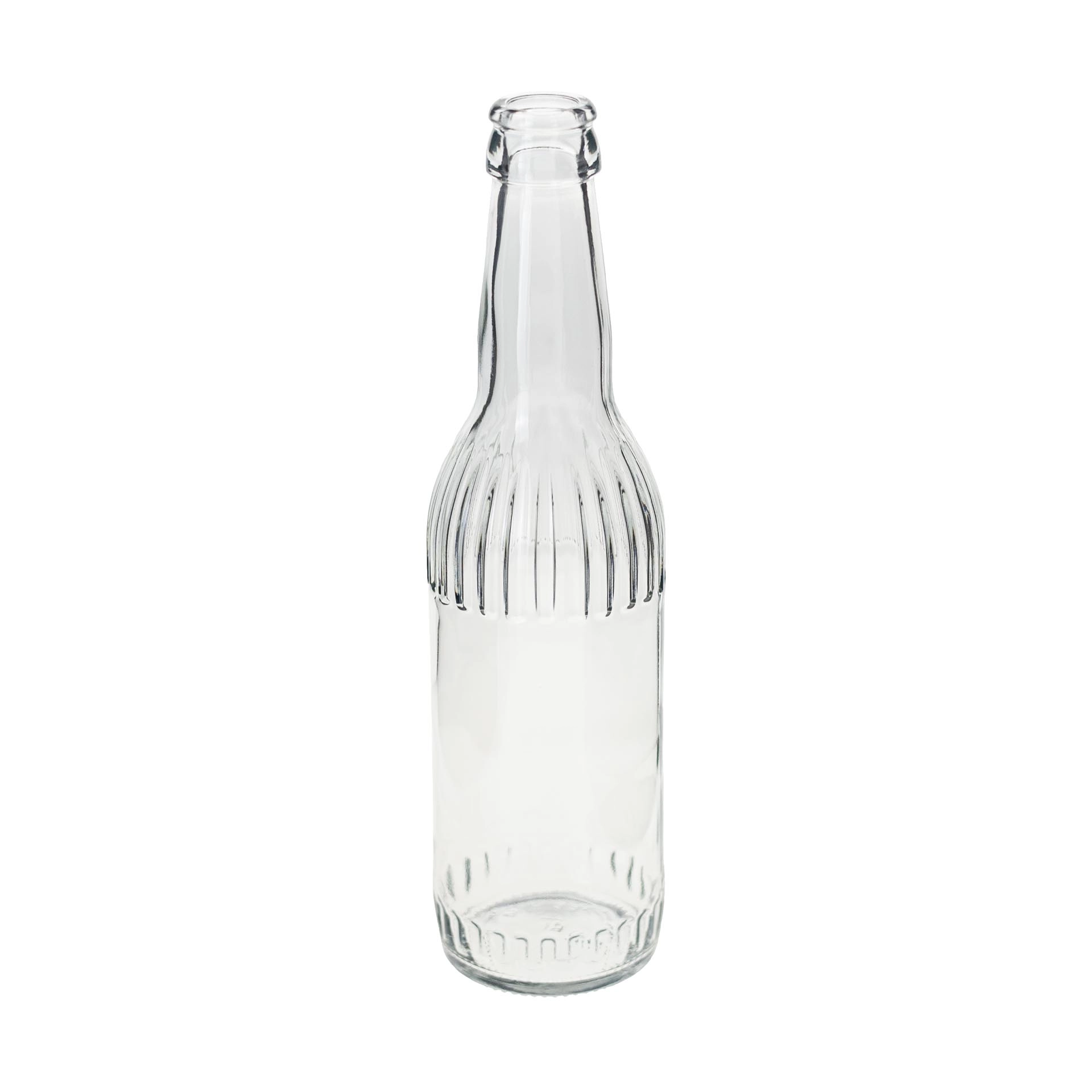 Glasflasche 'Linea' 330 ml mit Kronkorkenmündung