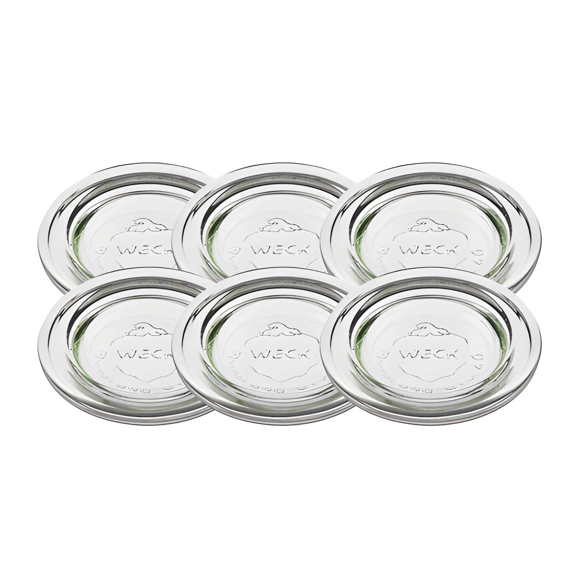 WECK Culinare Glasdeckel Ø 40 mm, 6 Stück