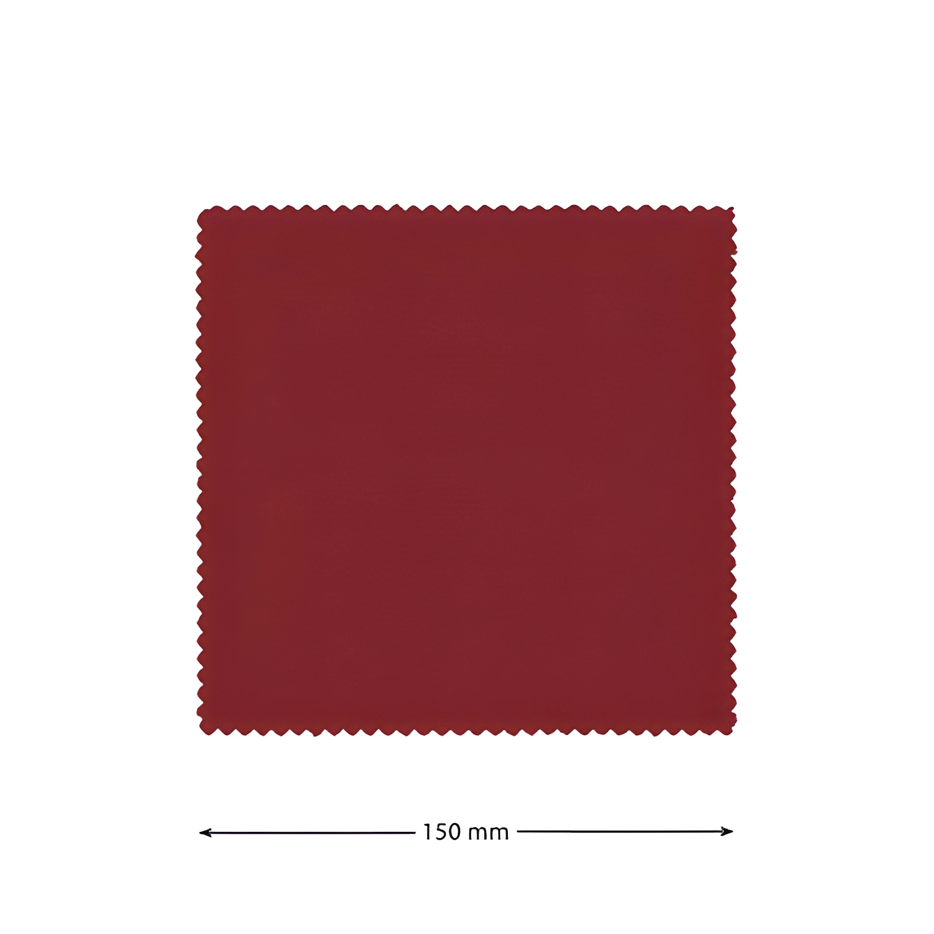 Deckchen 150 mm bordeaux